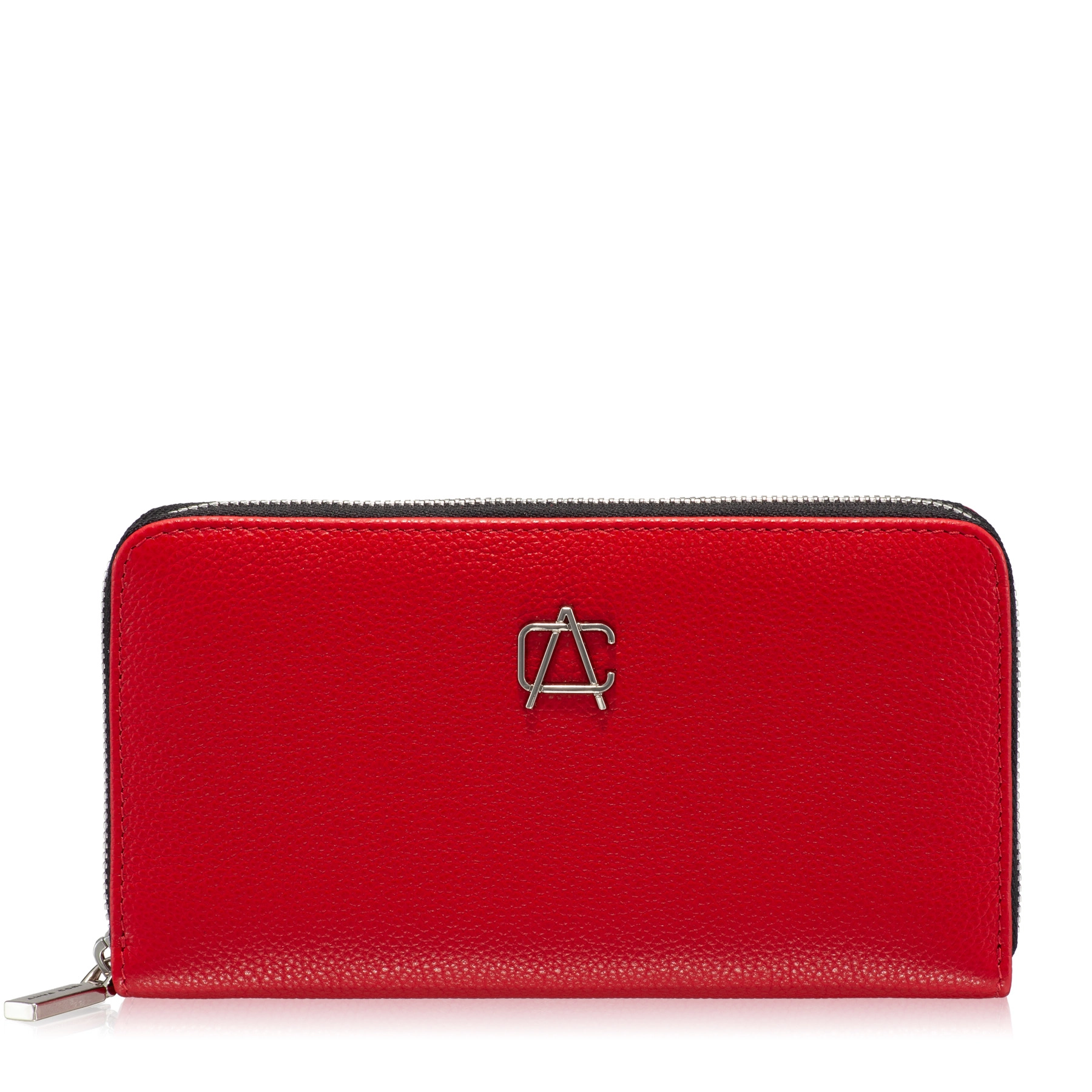 WOMEN LEATHER WALLET ARIA BOTTALATO RED