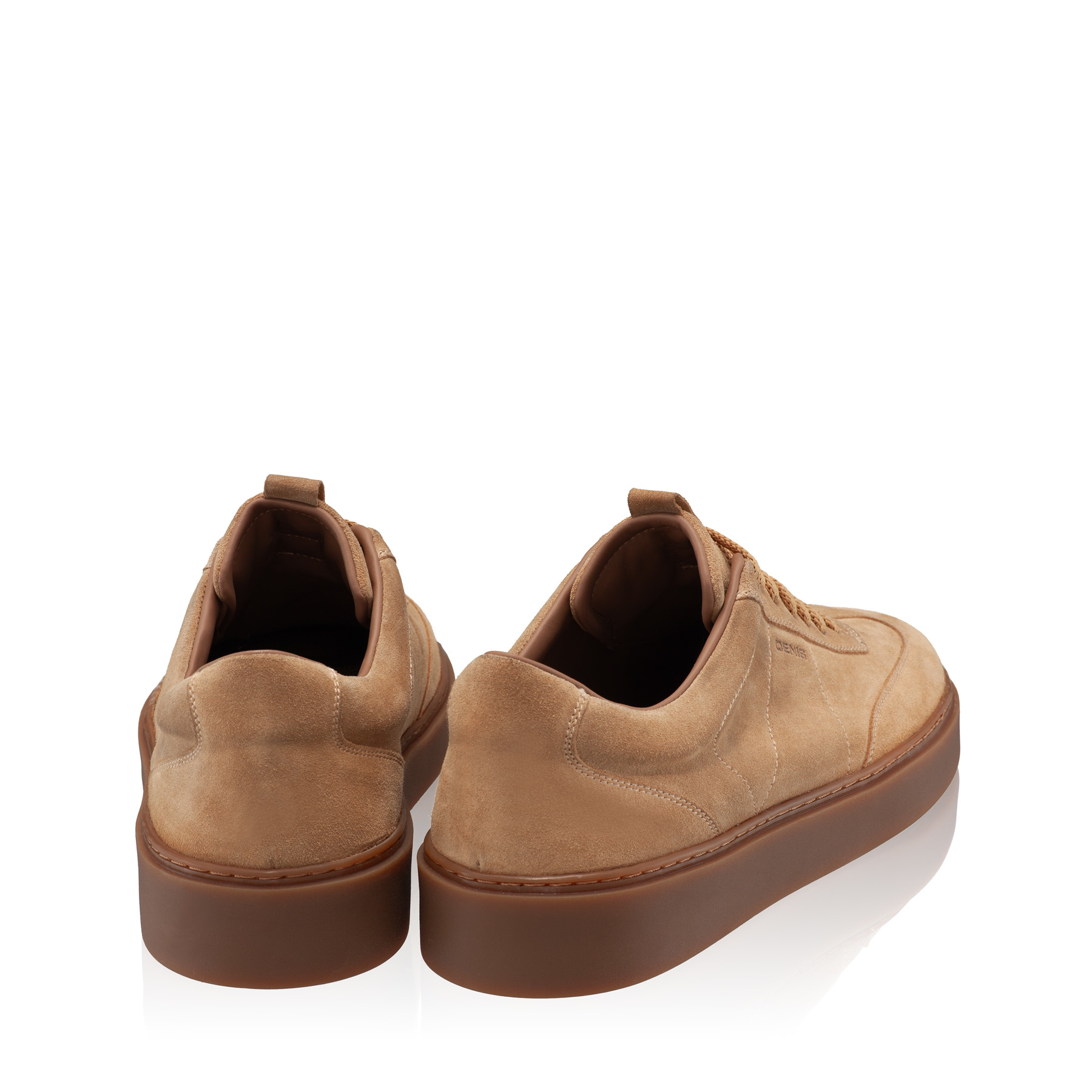 Men Suede Leather Sport Shoes 7610 Crosta Crema