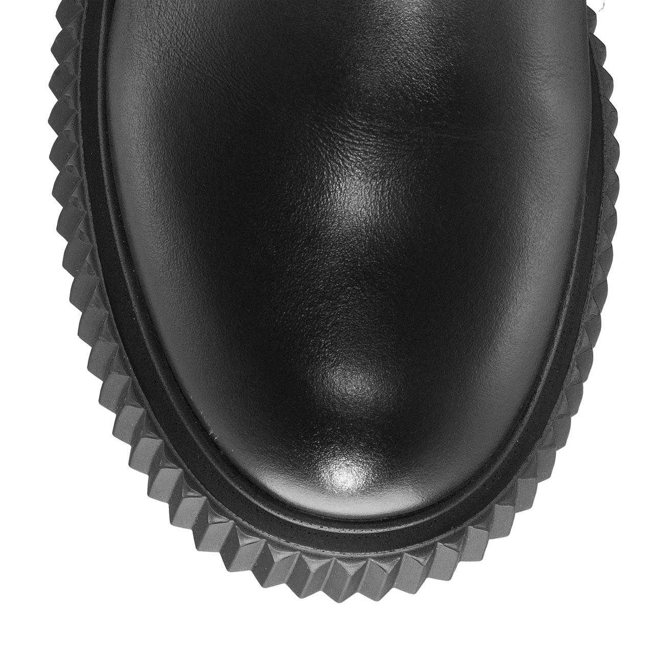 Women Leather Boots 7129 Vitello Black
