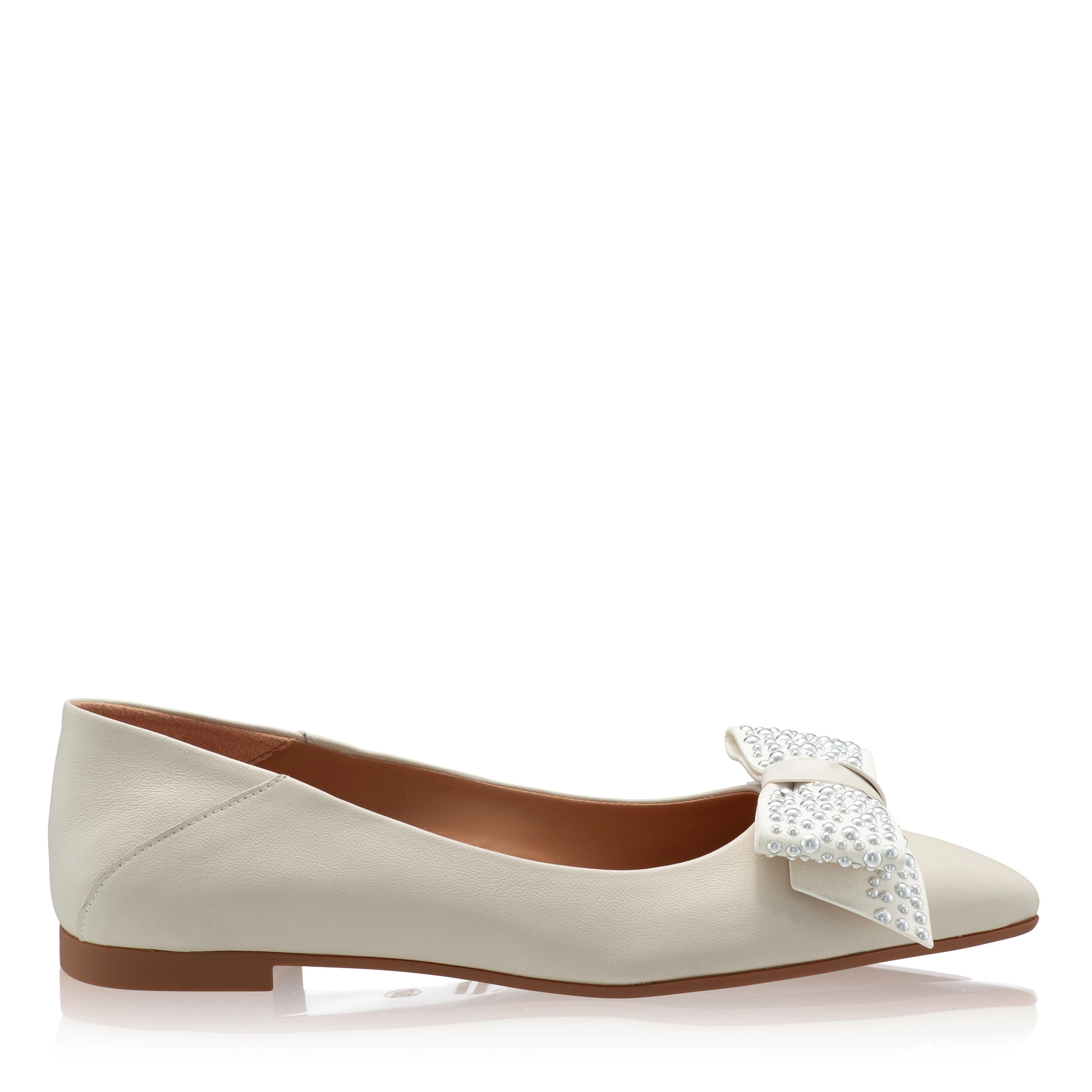 Ballerina Flats 8101 Vitello Panna