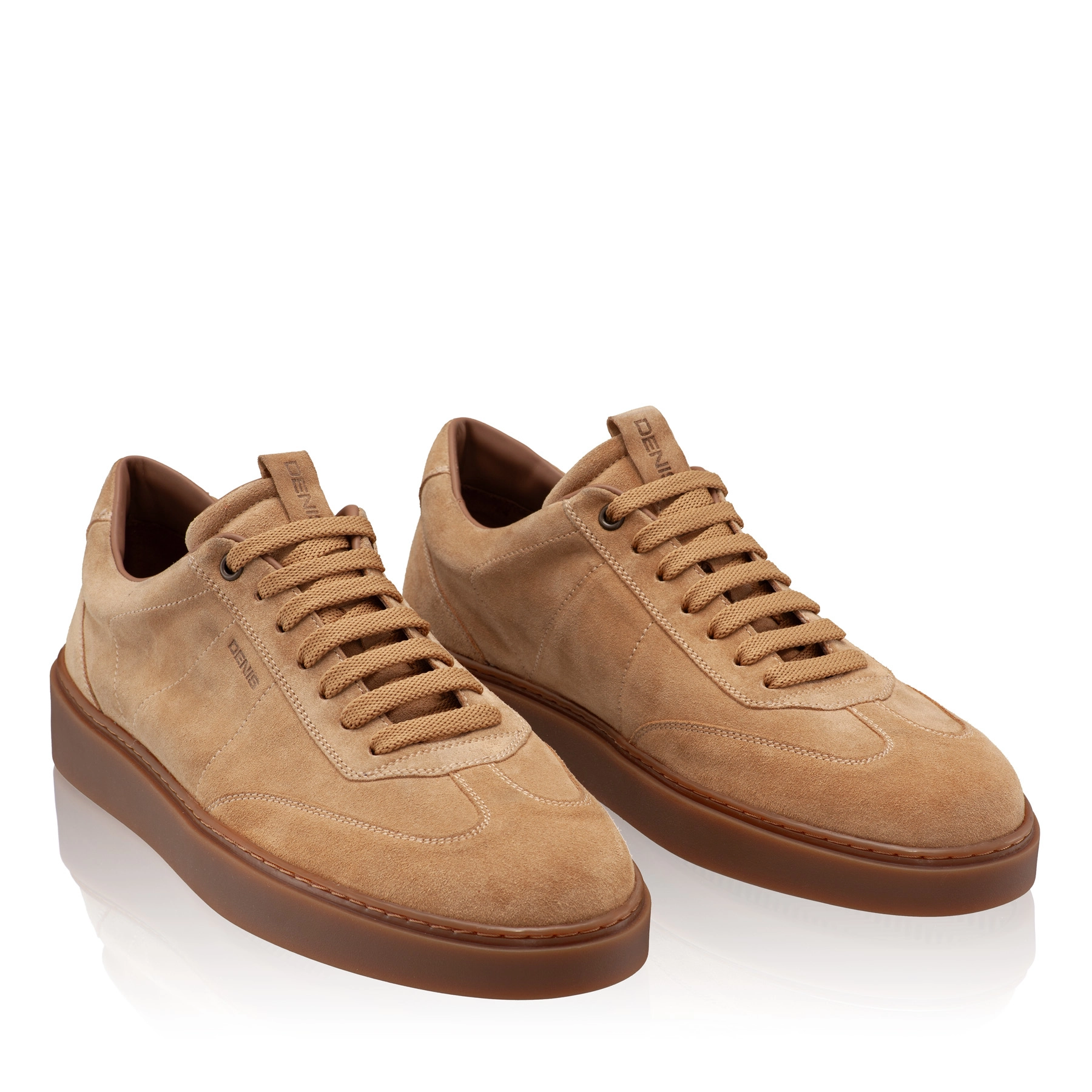 Men Suede Leather Sport Shoes 7610 Crosta Crema