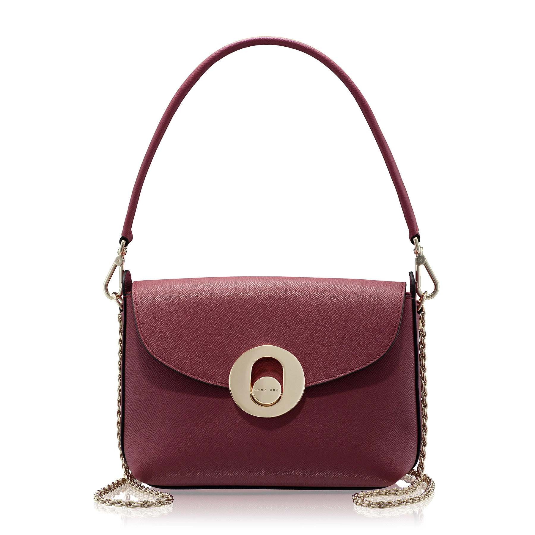 Women Shoulder Bag KARMA VIT STAMP BORDO
