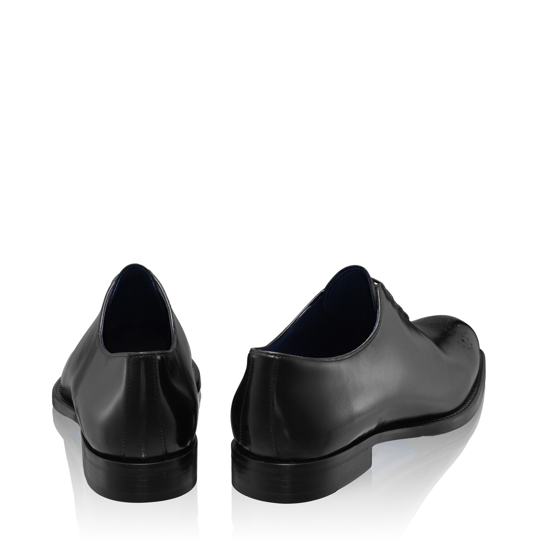 Men Handmade Elegant Shoes 7726 Vitello Black