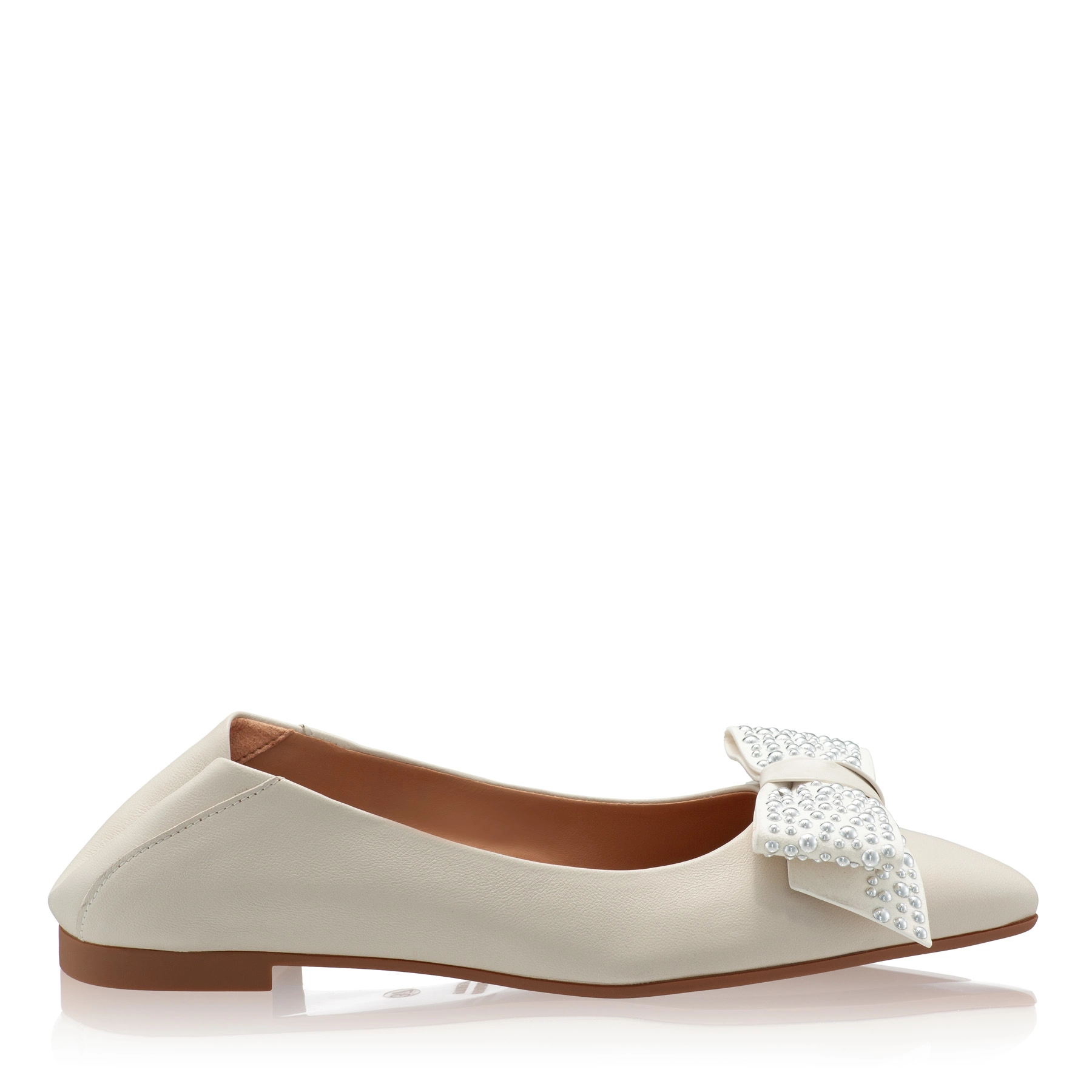 Ballerina Flats 8101 Vitello Panna