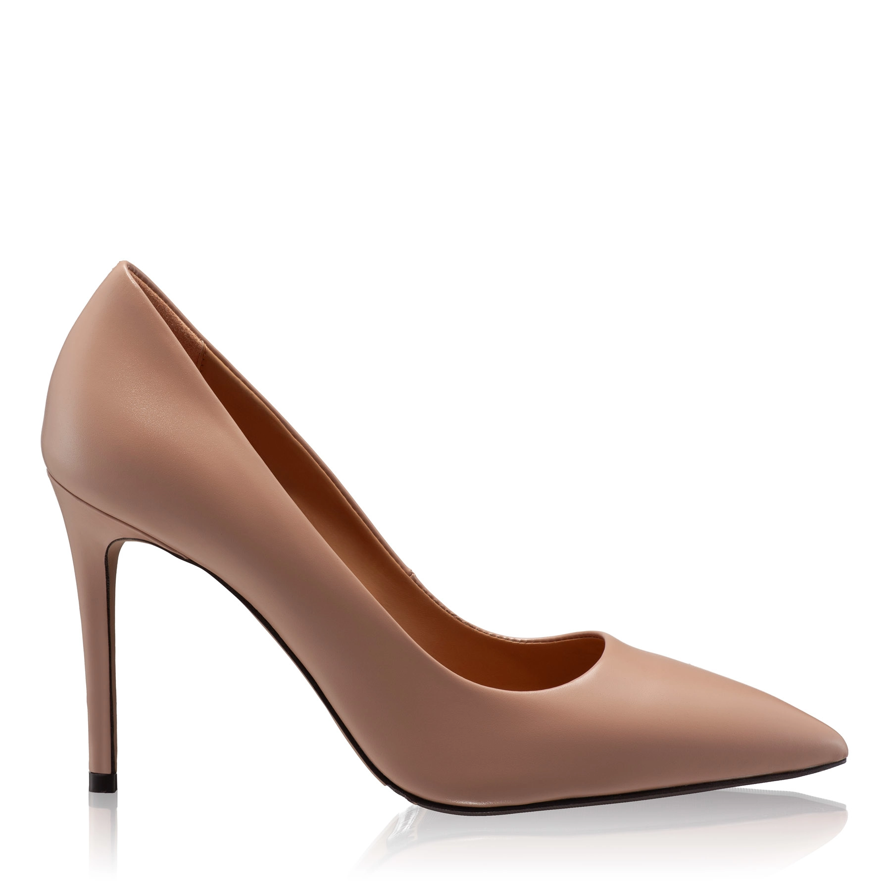Mid-heel Pointed Toe Pumps 7868 Vitello Poudre