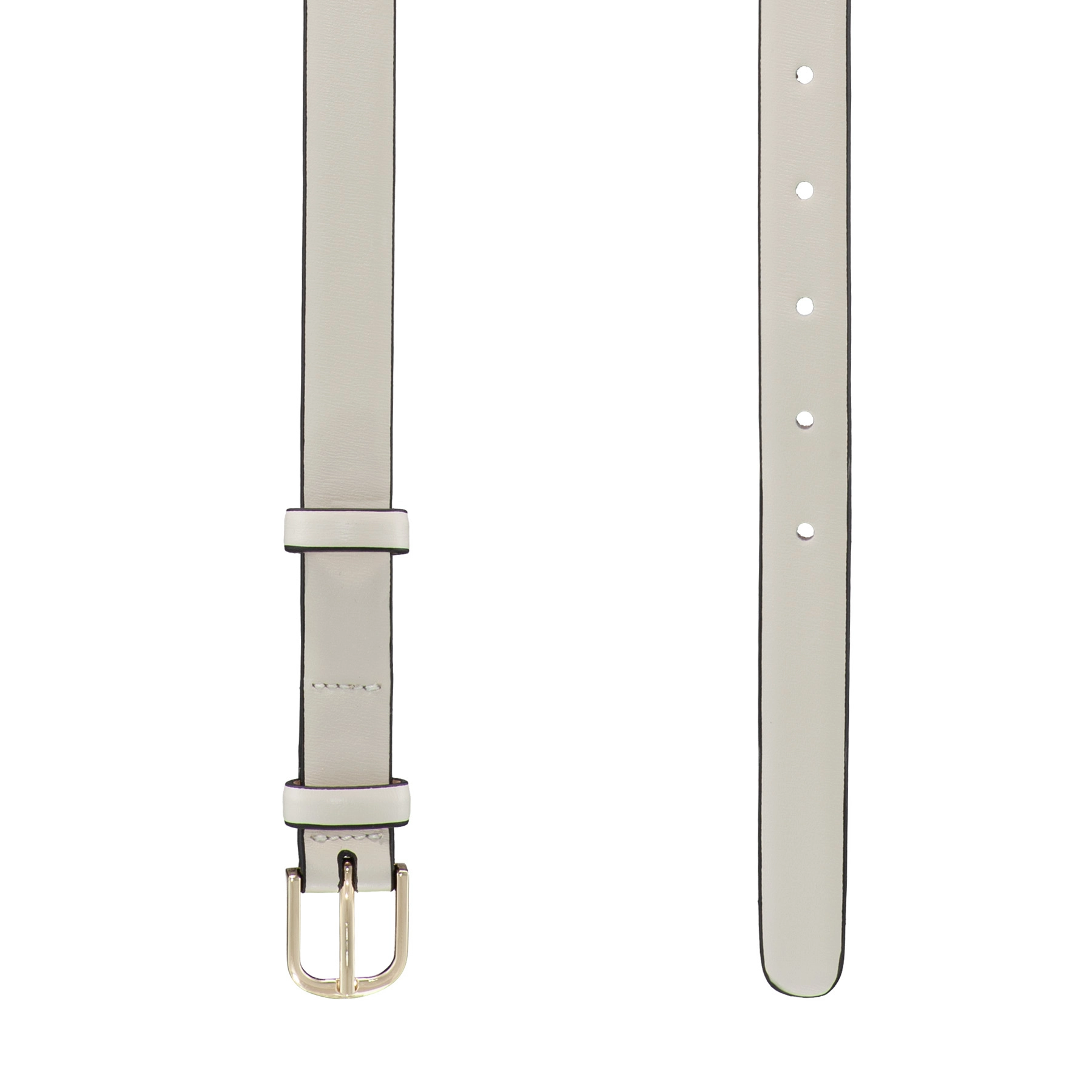 Women Genuine Leather Belt 58 VITELLO PANNA