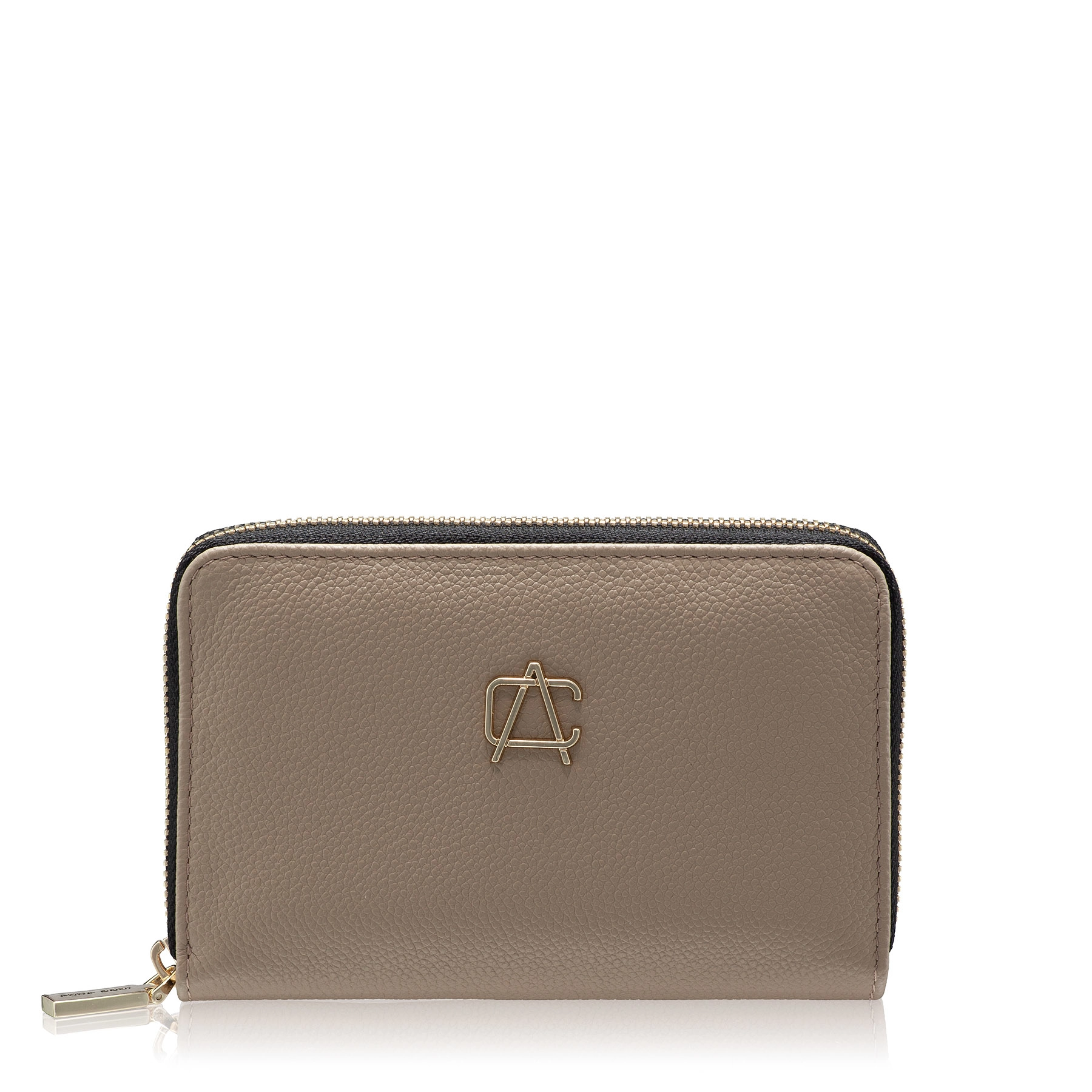 Women Leather Wallet ARIS BOTTALATO TAUPE