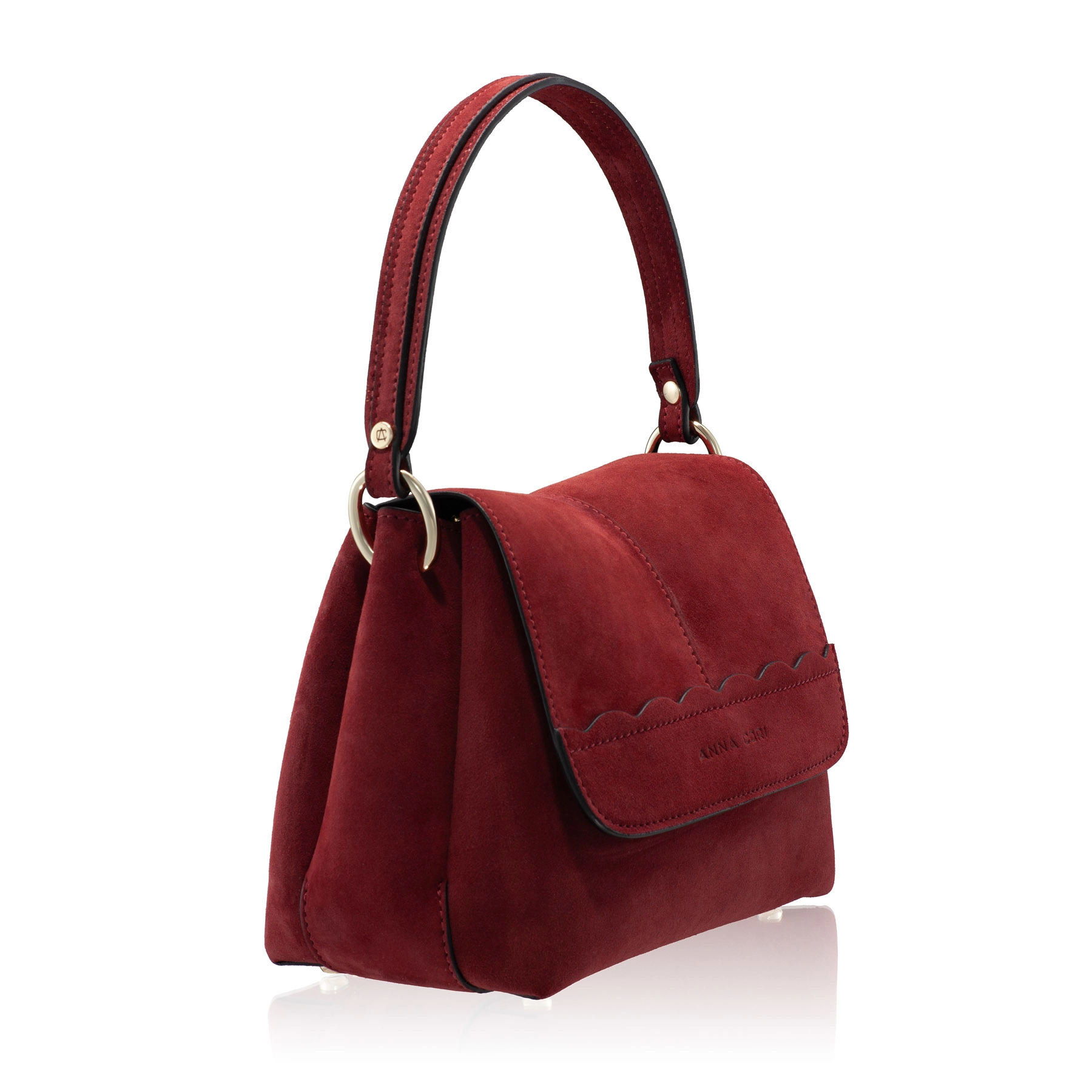 Women Leather Hand Bag CAYA 01 CAMOSCIO BORDO