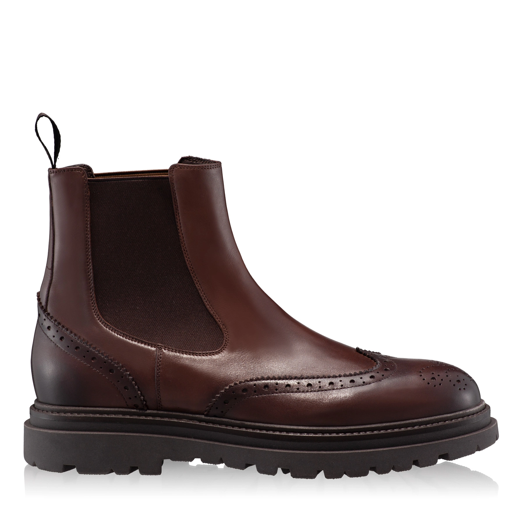 Men Genuine Leather Casual Boots 7320 Vitello T.Moro