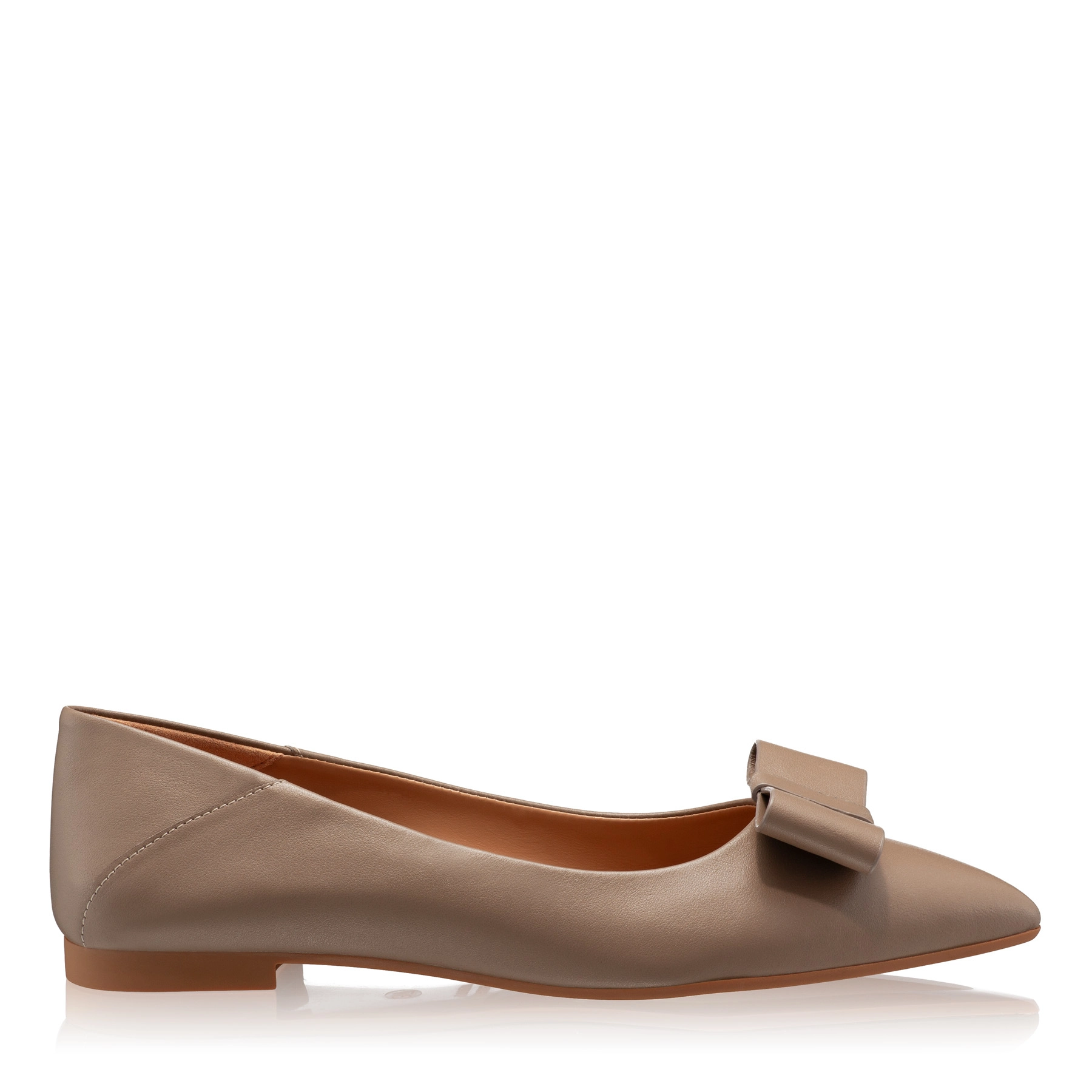 Women Casual Leather Shoes 7518 Vitello Taupe