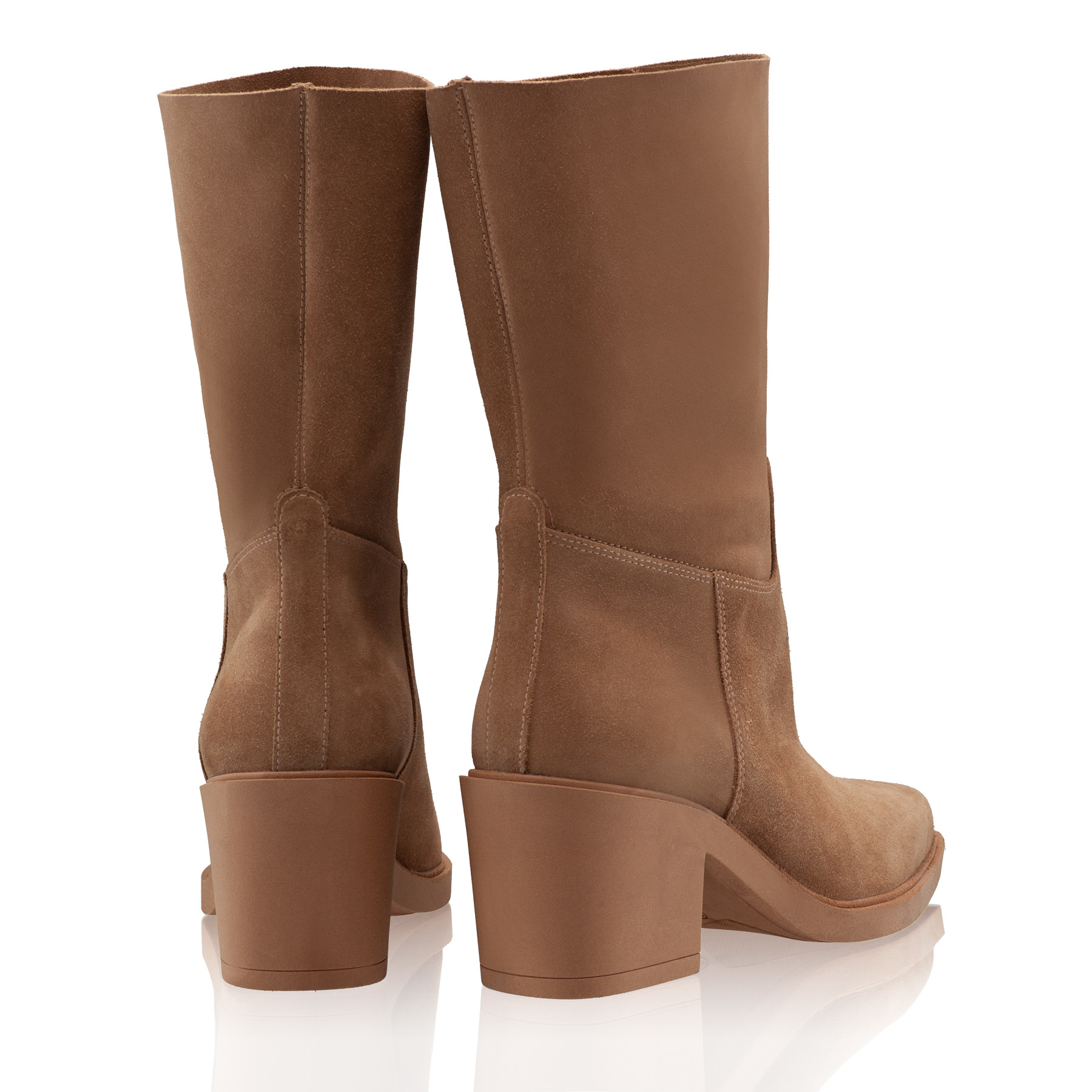 Women Suede Leather Boots 7950 Crosta Antilope