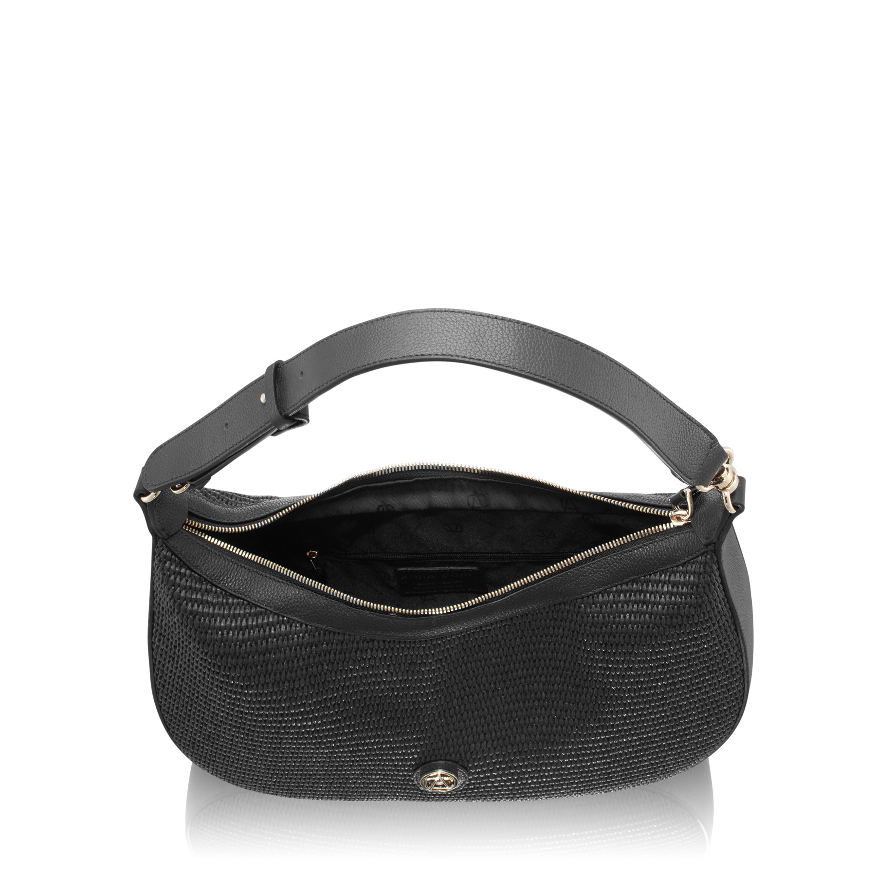 INGA 02 BOTT+RAFIA BLACK