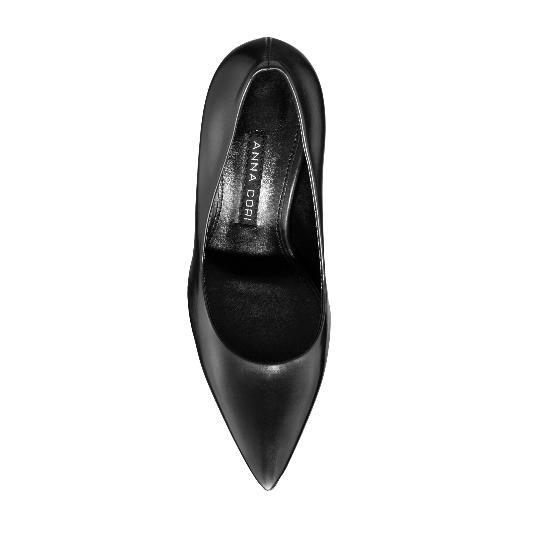 High-heel Pointed Toe Pumps 8026 Vitello Black