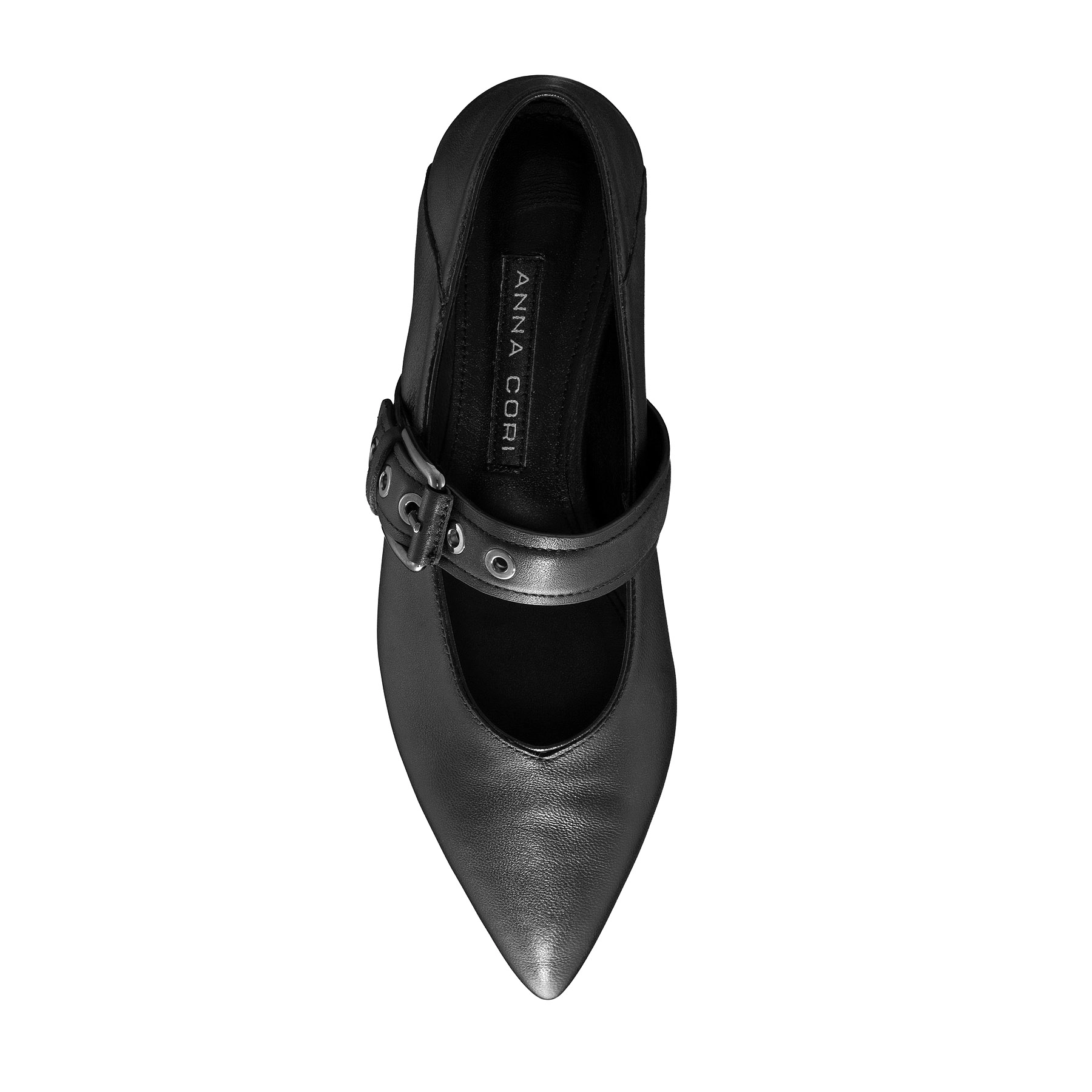 Women Ballerina Flats 8231 Vitello Black