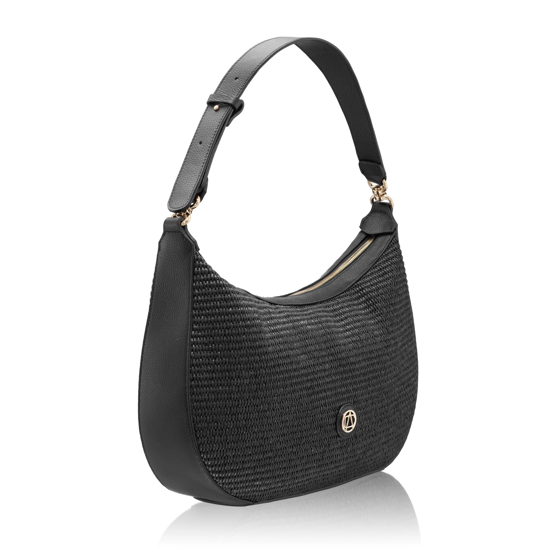 INGA 02 BOTT+RAFIA BLACK