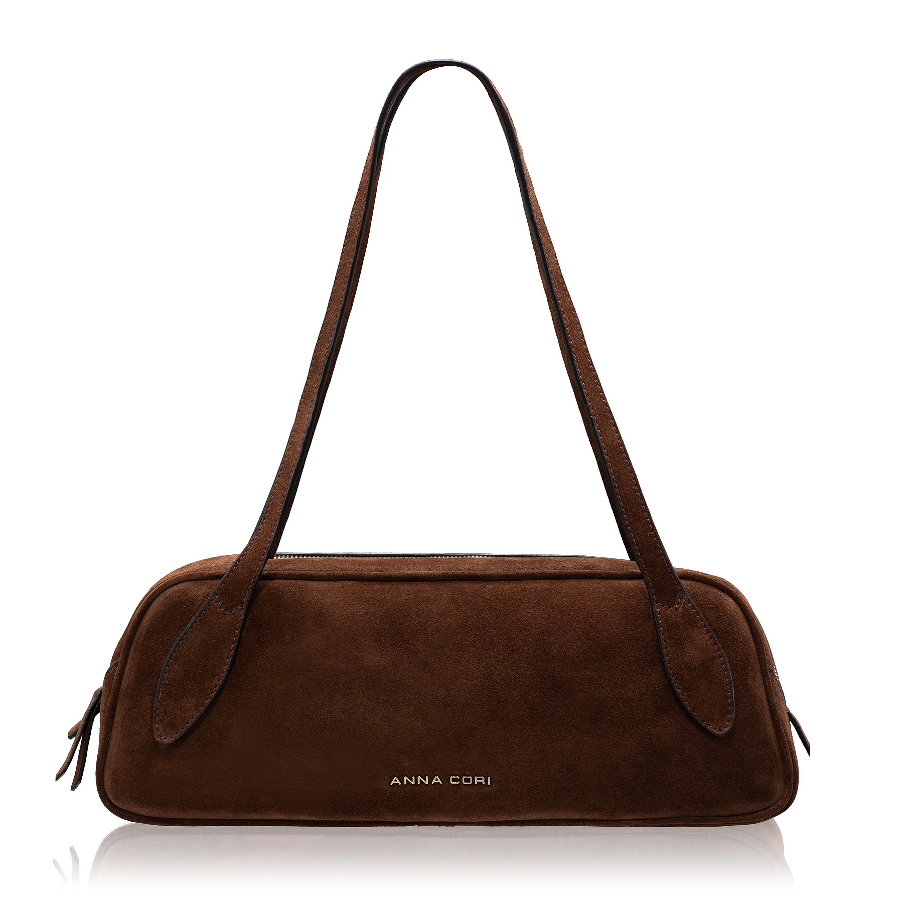 Women Leather Hand Bag MUNA 02 CROSTA BROWN