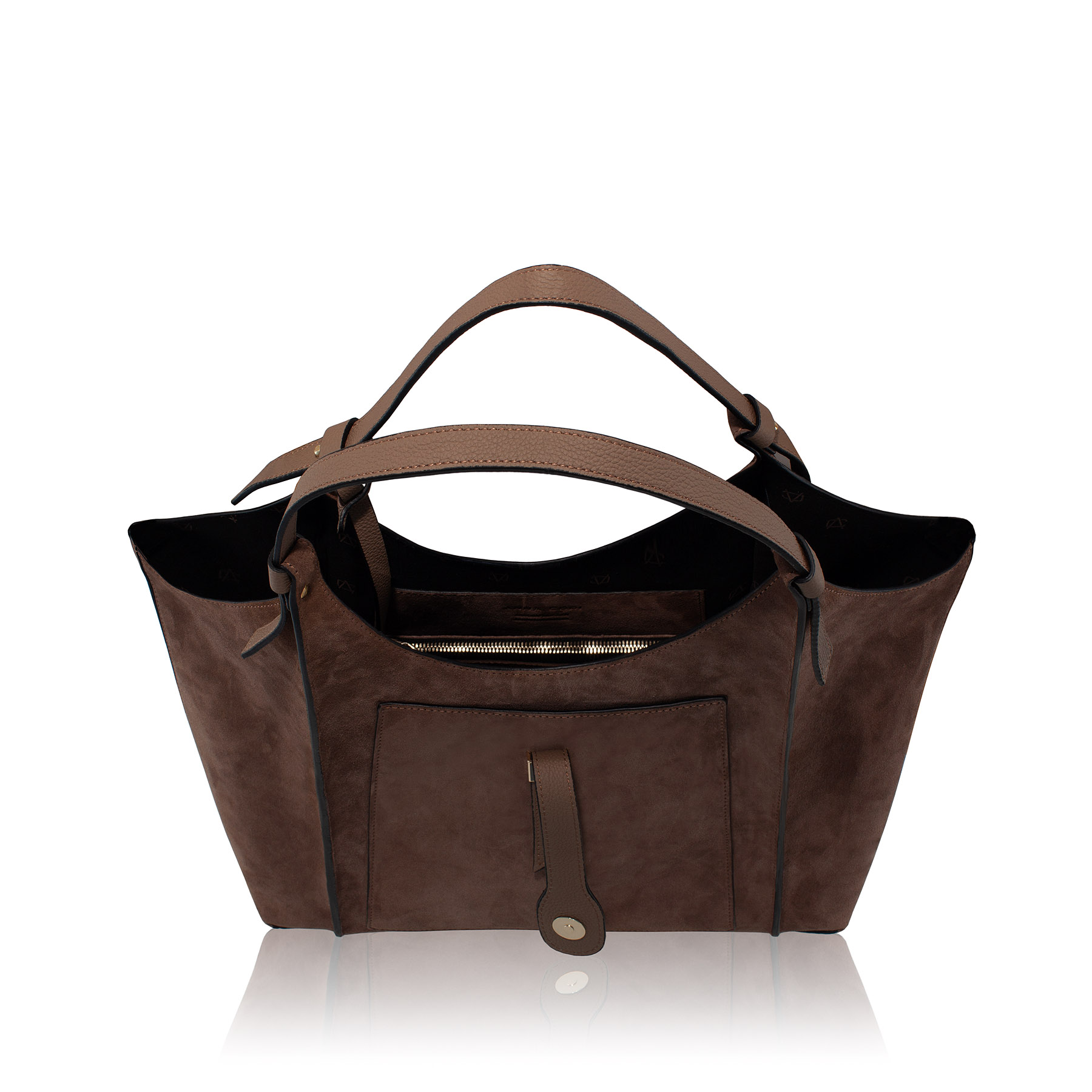 Women Leather Handbag BLUMA 03 CROSTA+BOTT FANGO