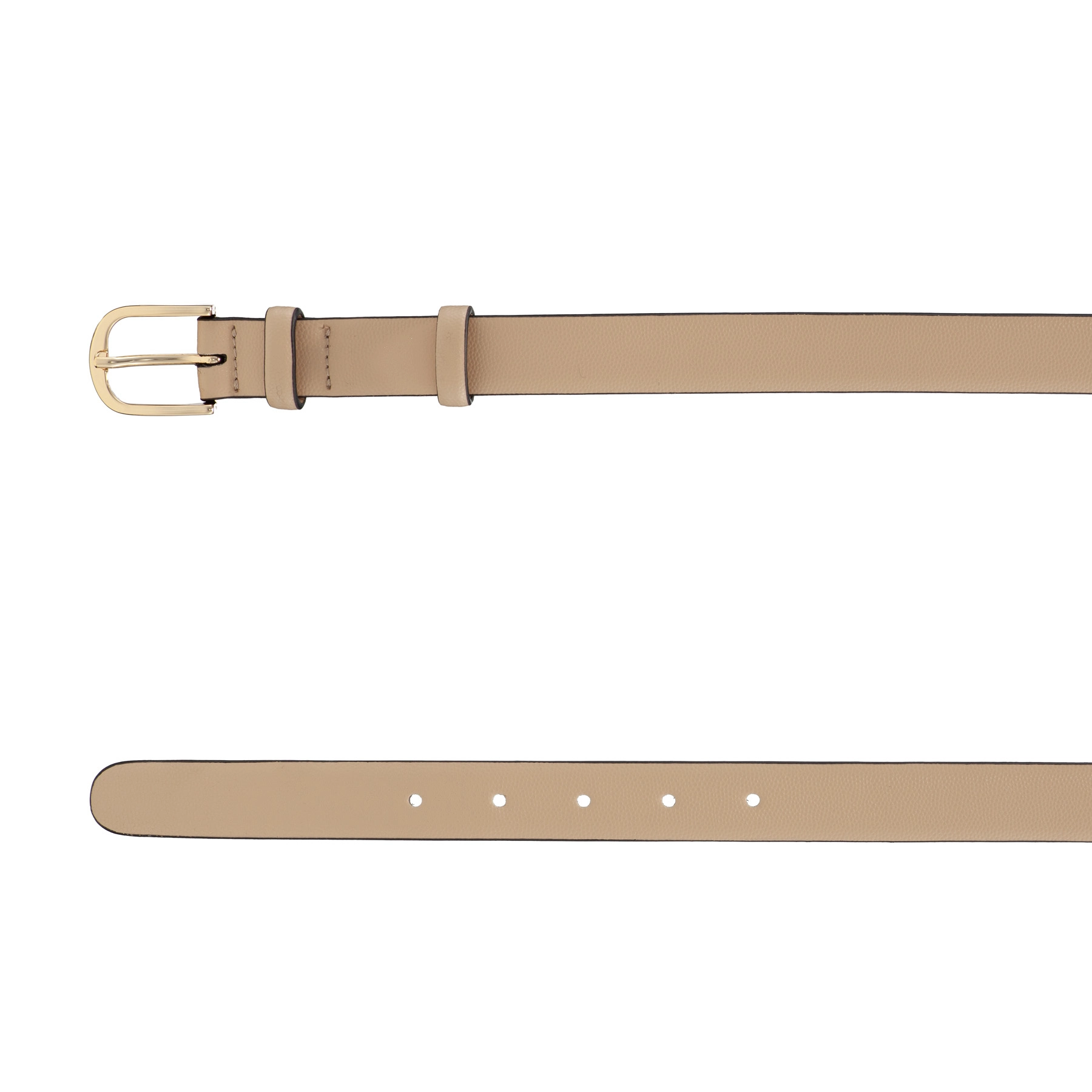 Women Leather Belt 59 VIT STAMP NUDE