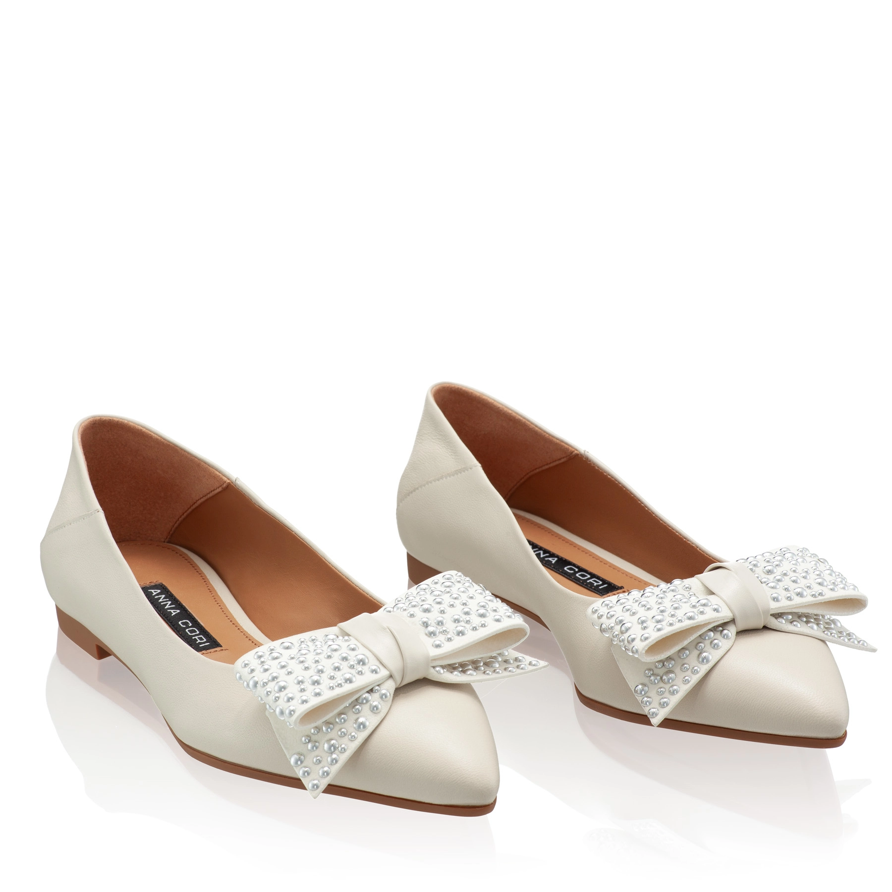 Ballerina Flats 8101 Vitello Panna