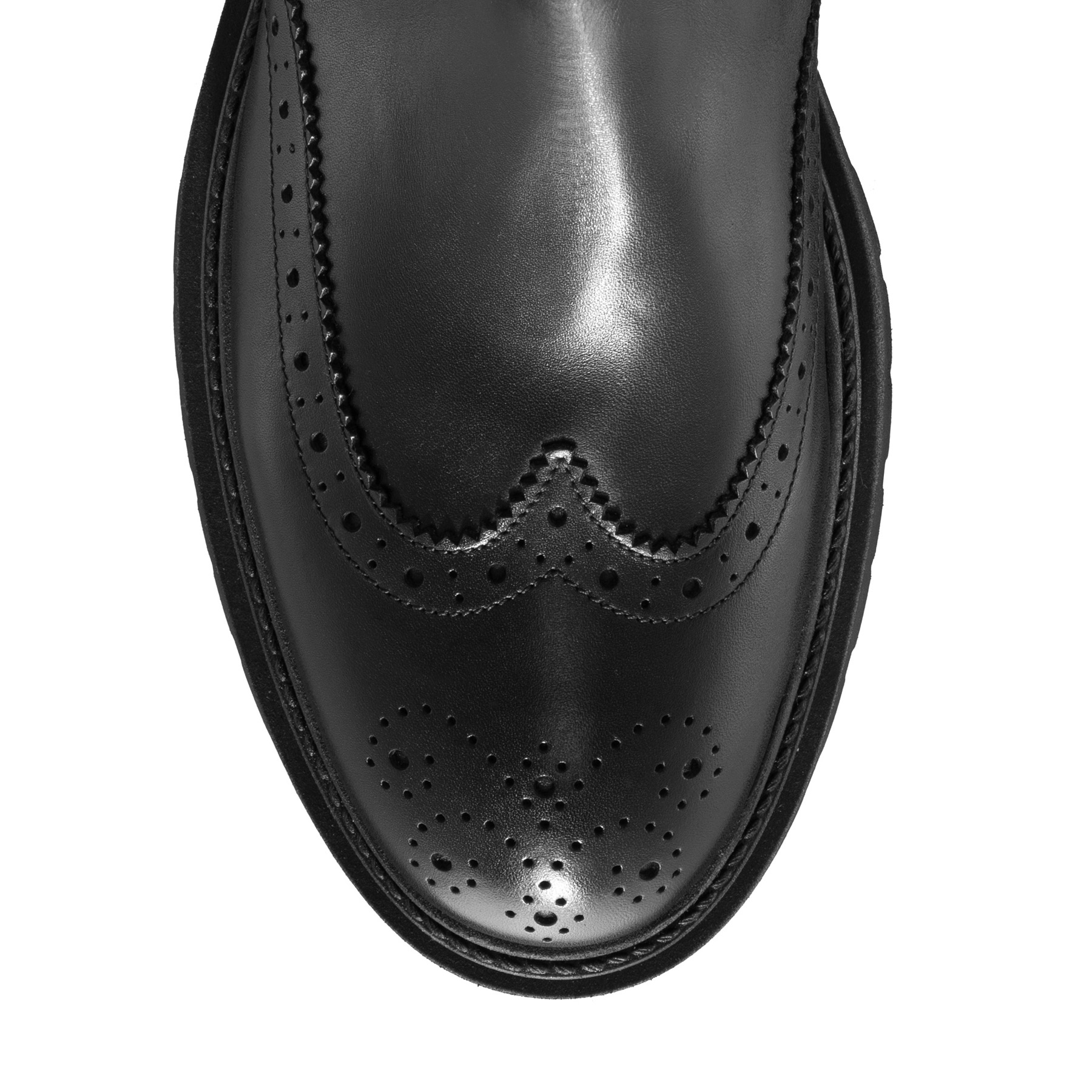 Men Leather Casual Boots 7320 Vitello Black