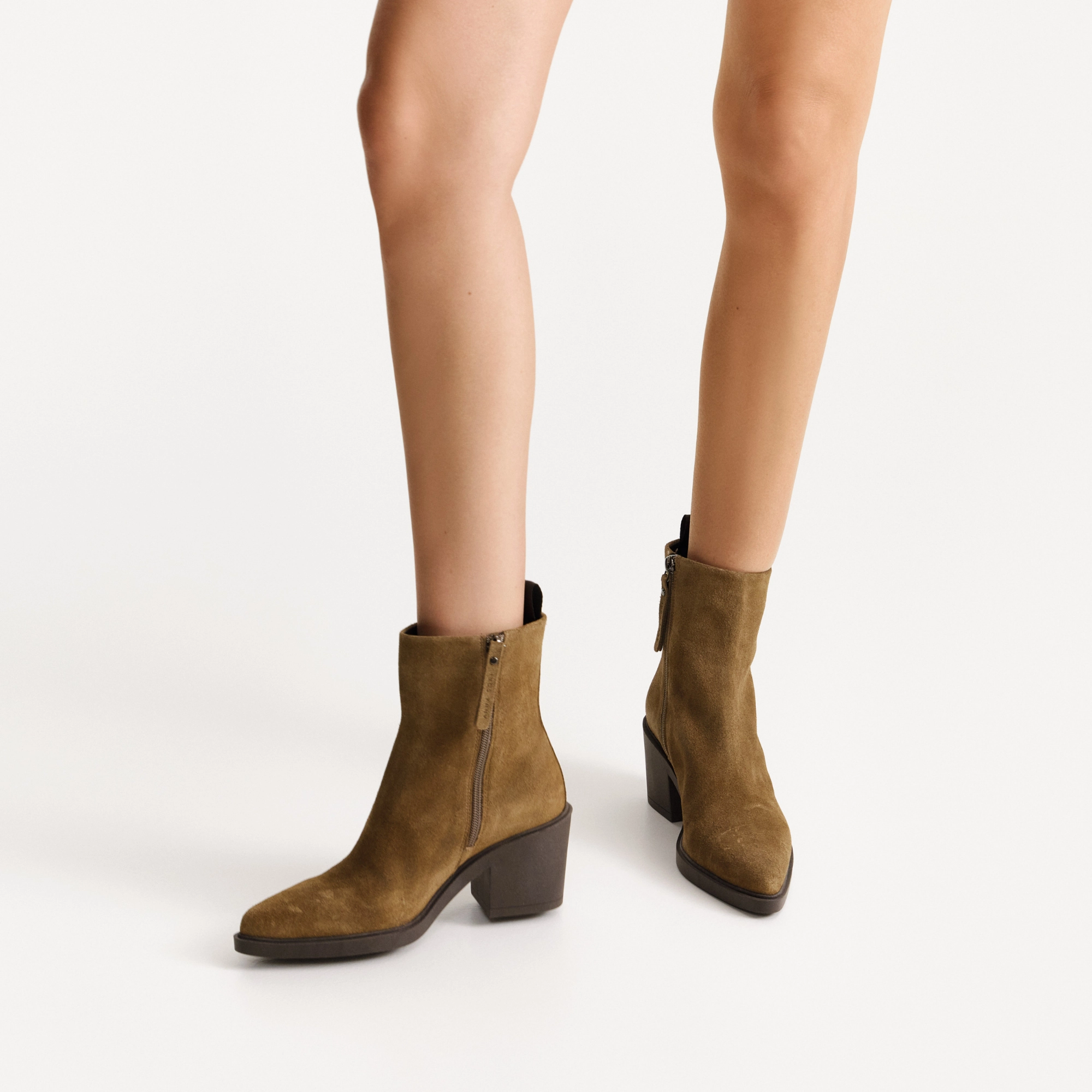 Women Suede Ankle-Boots 7806 Crosta Noce
