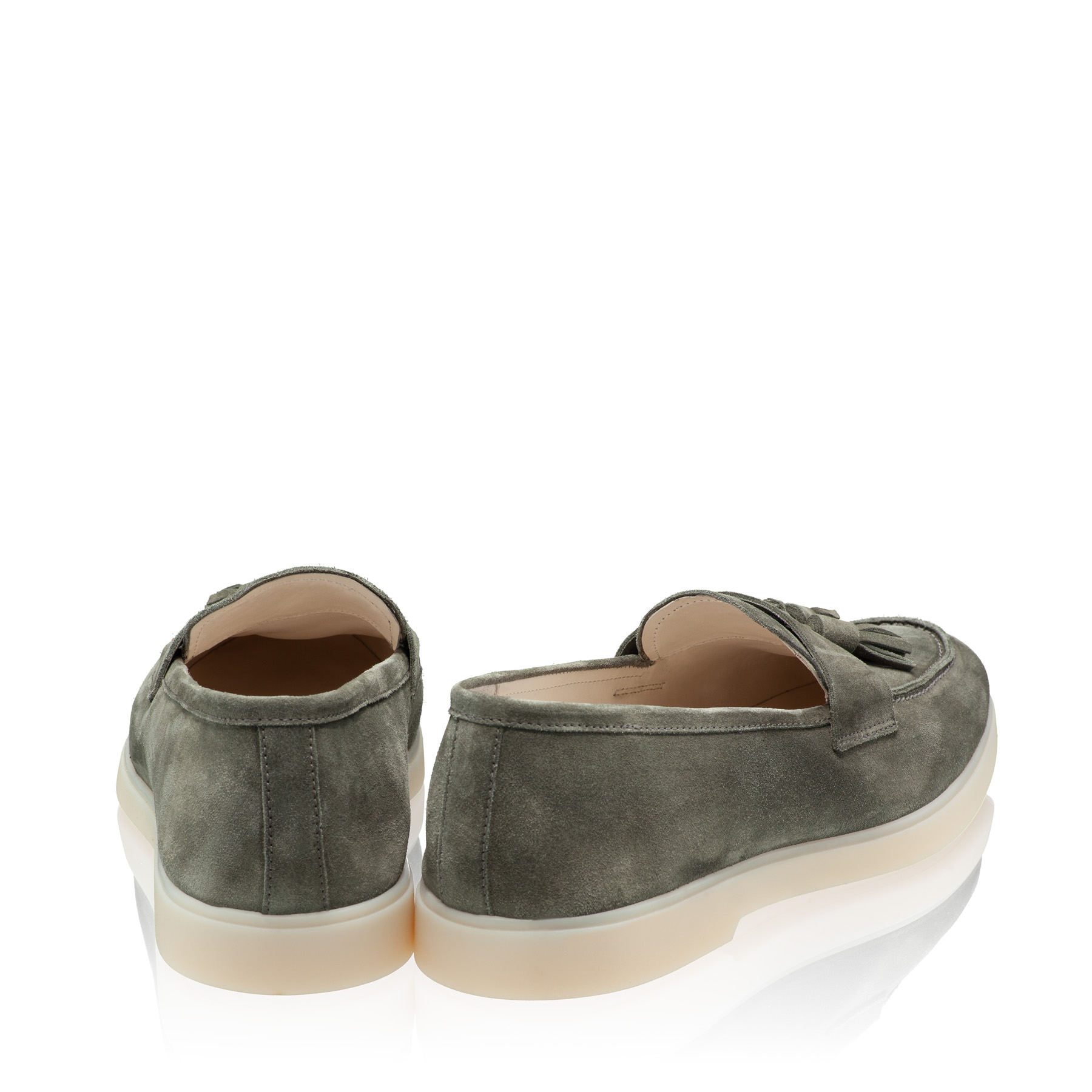 Men Suede Leather Loafers 7628 Crosta Militare