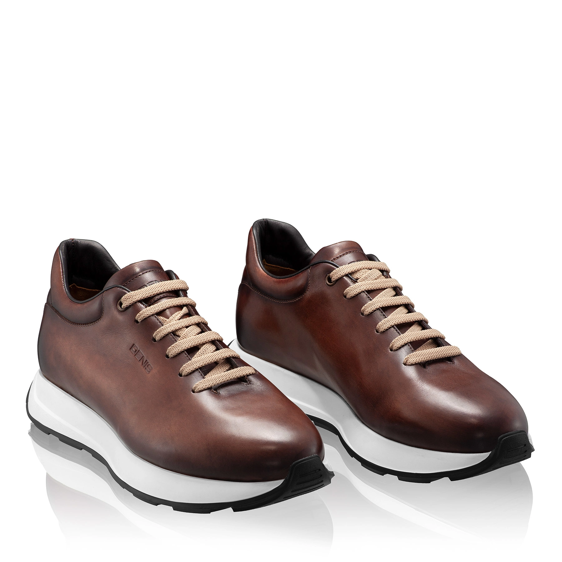 Men Leather Sport Shoes 7718 Vitello T.Moro