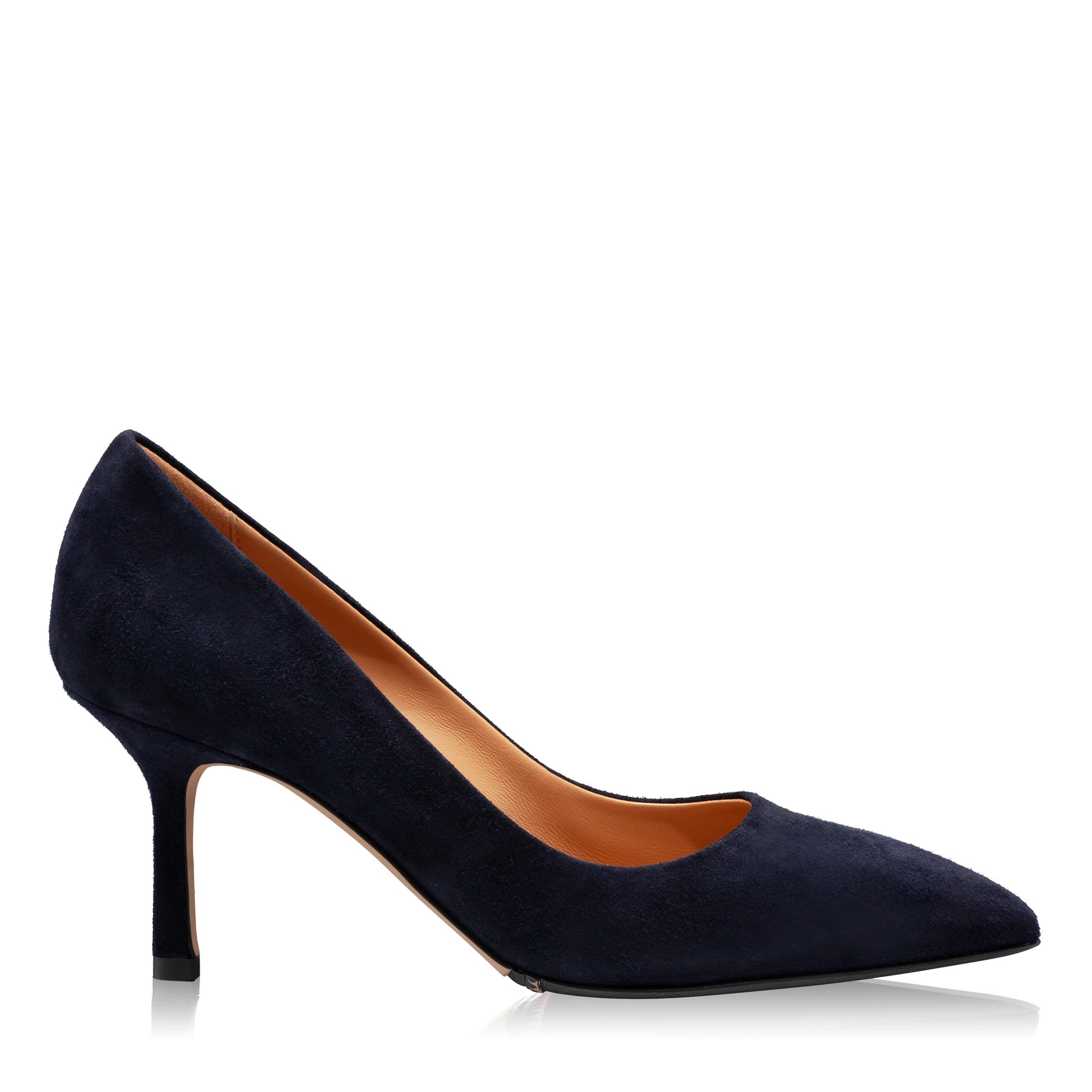 High-heel Pointed Toe Pumps 8026 Camoscio Blue