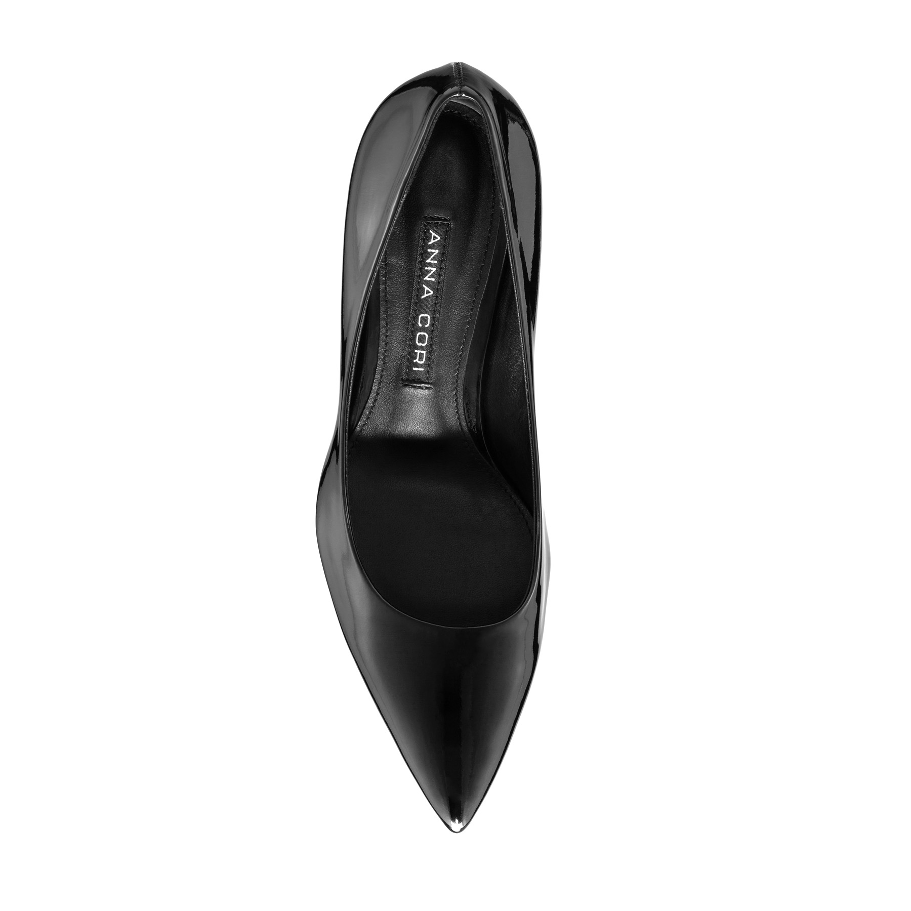 Mid-heel Pointed Toe Pumps 8220 Lac Black