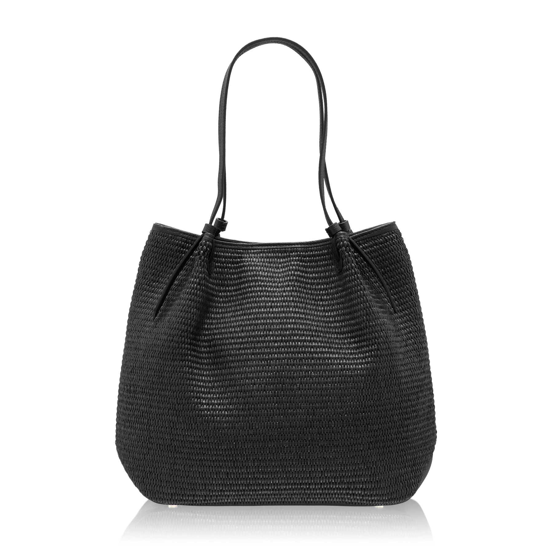 INGA 03 BOTT+RAFIA BLACK