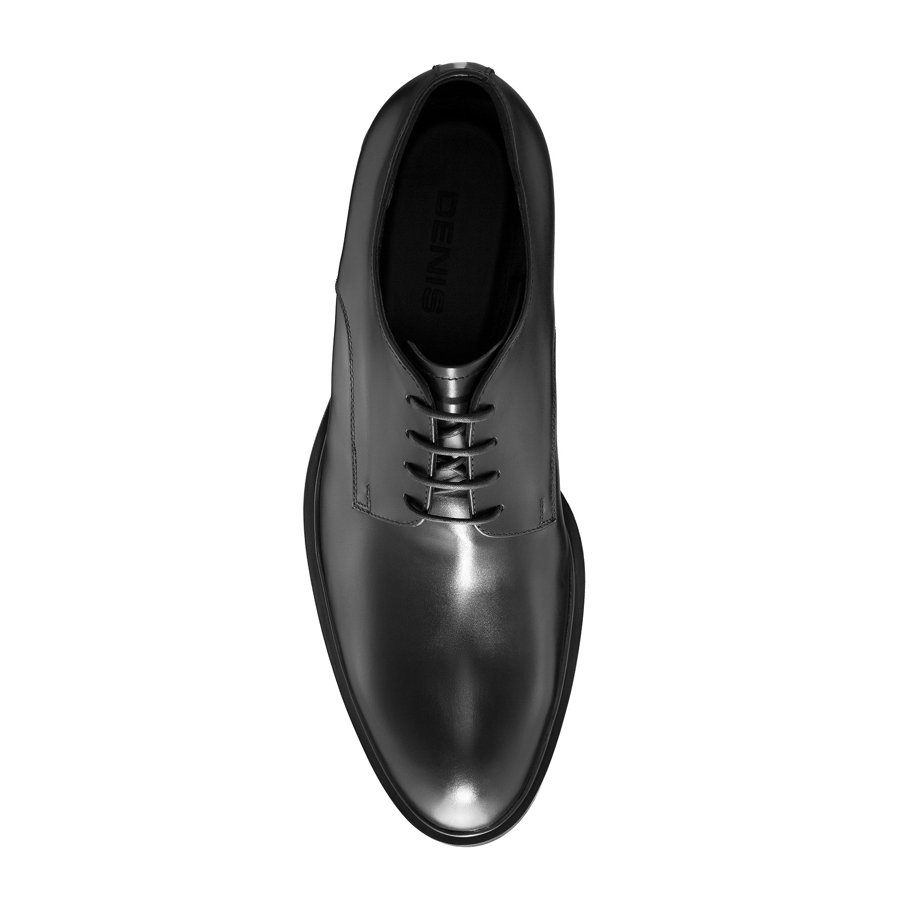 Casual leather men shoes 7769 Vitello Black