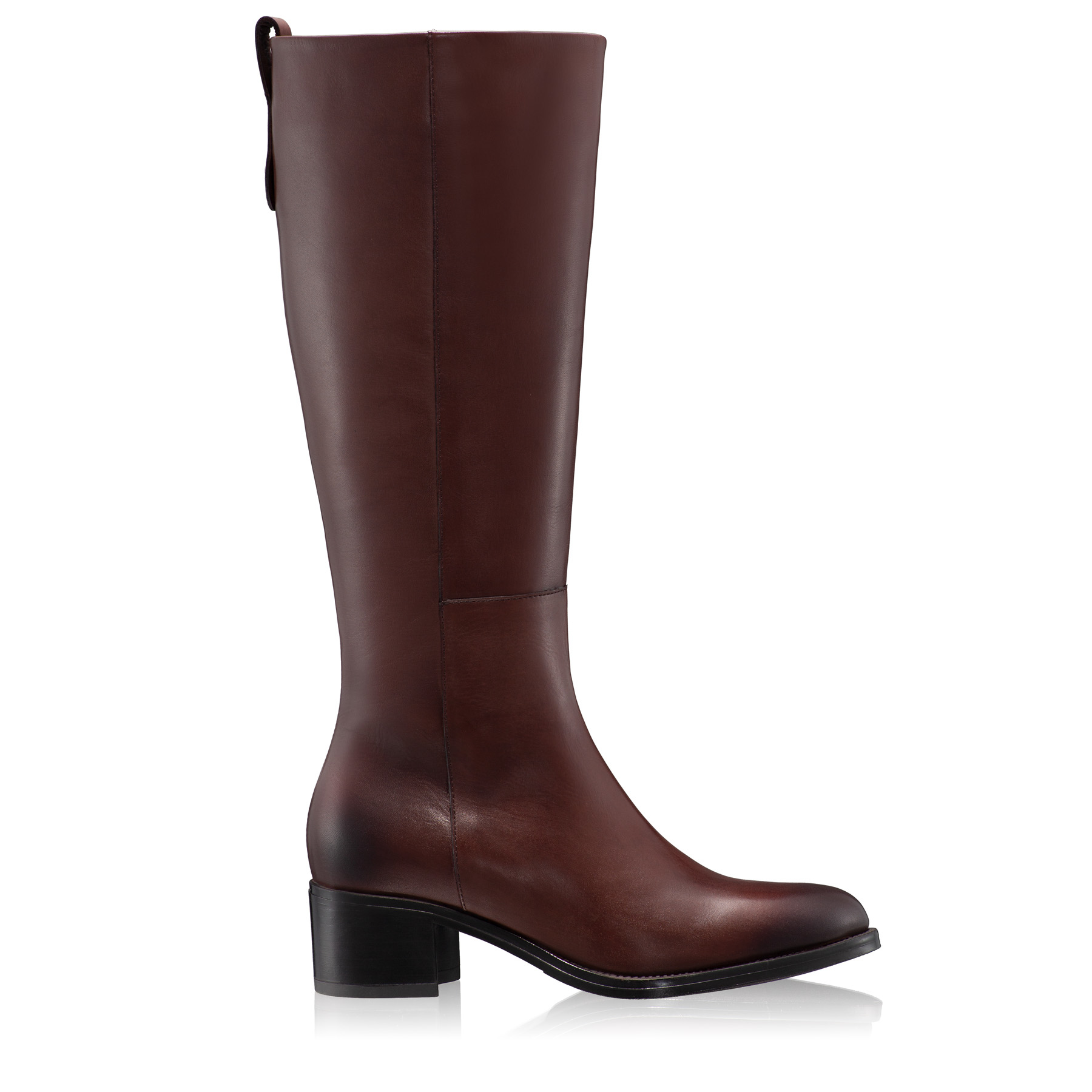 Women Leather Boots 5934 Vitello Brown