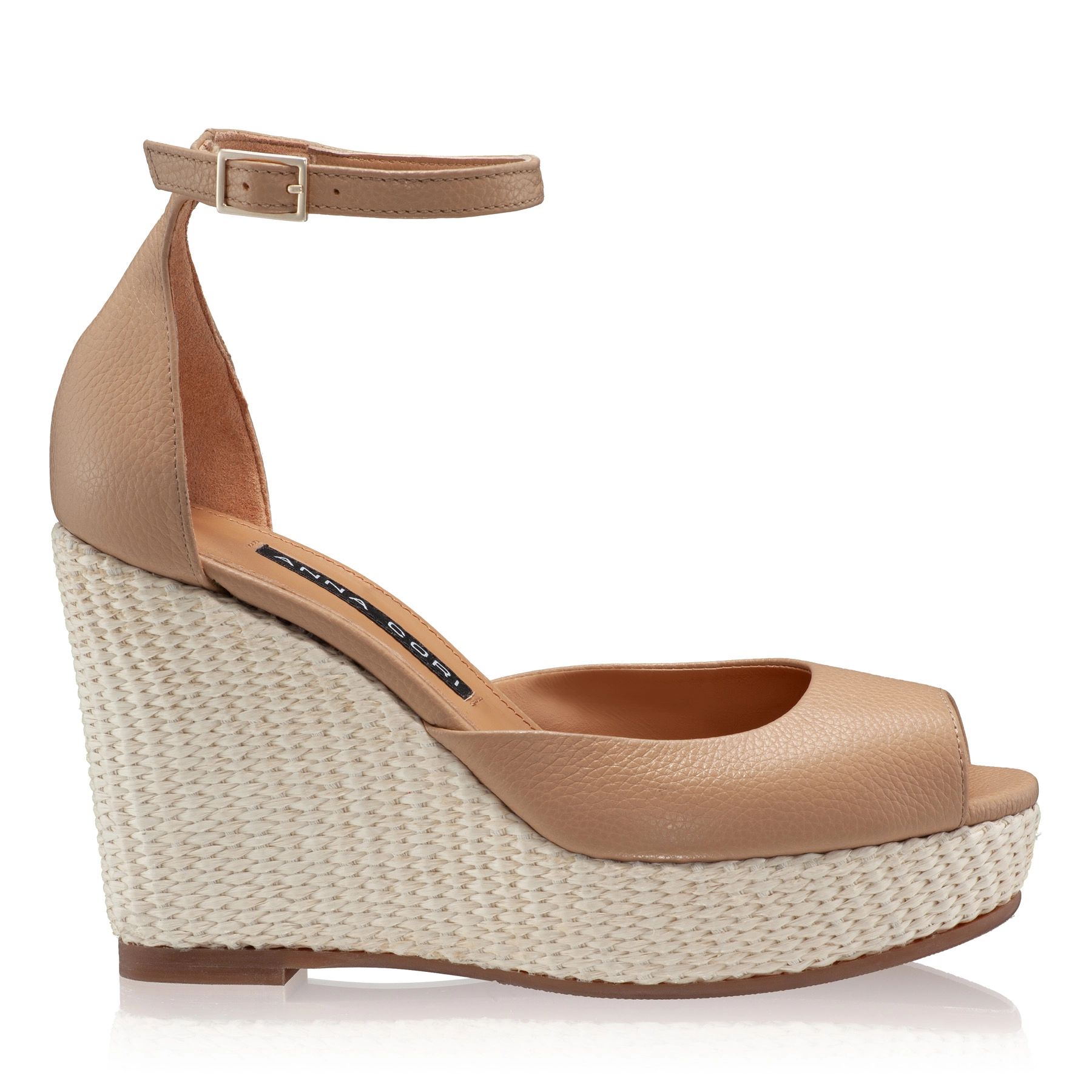 Women's Leather Sandals 8048 Bottalato Cappuccino