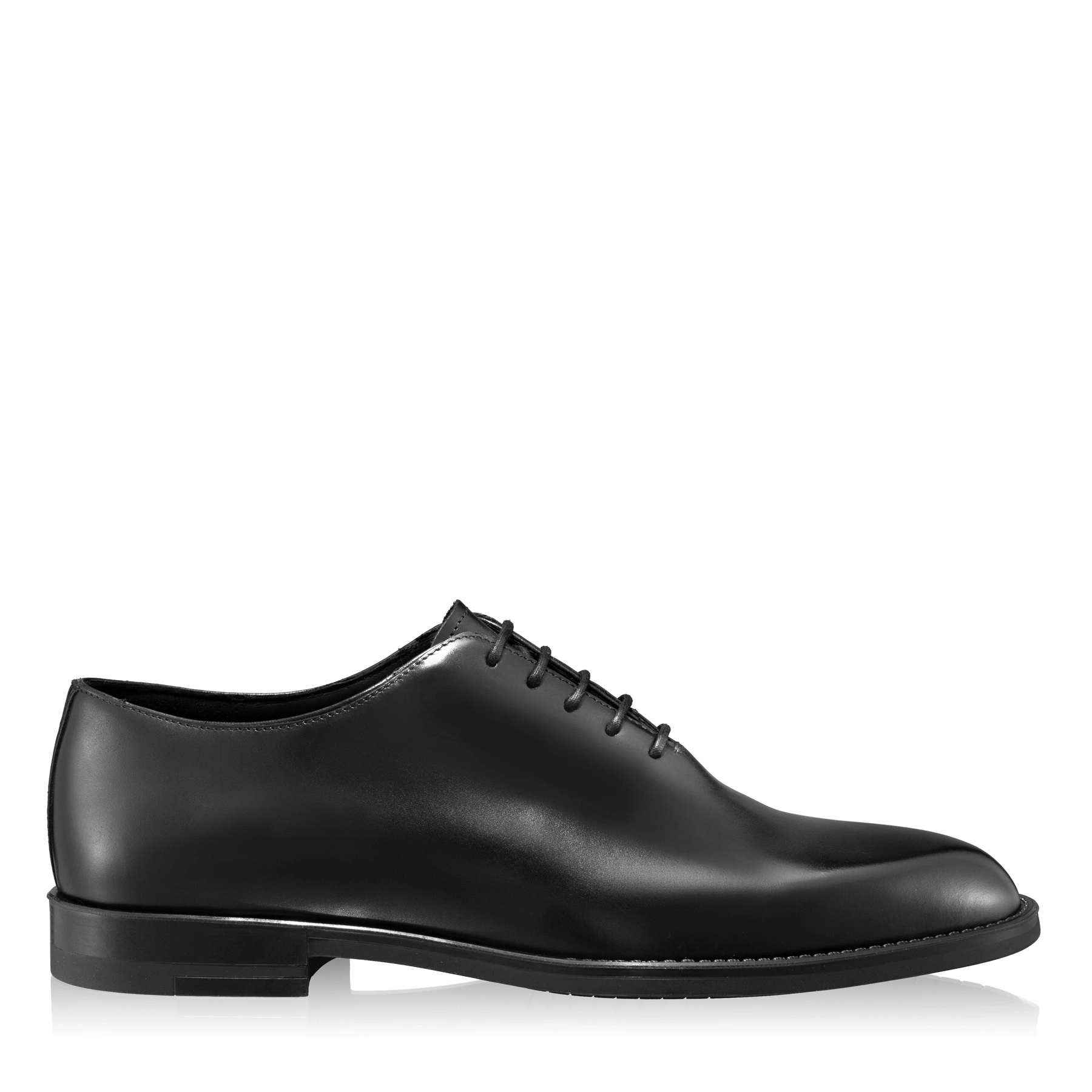 Classic Men Leather Shoes 7348 Vitello Black
