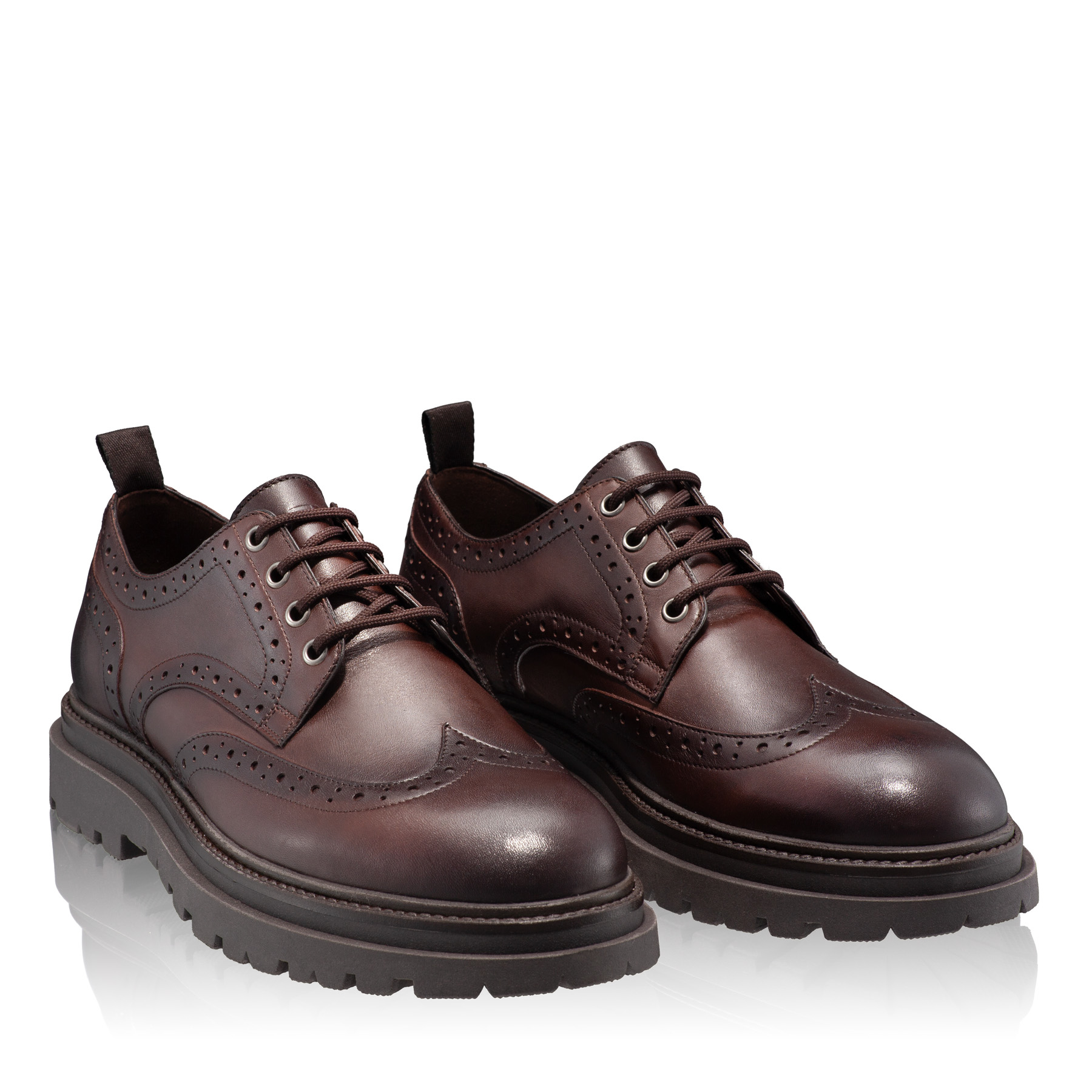 Men Leather Casual Shoes 7319 Vitello T.Moro