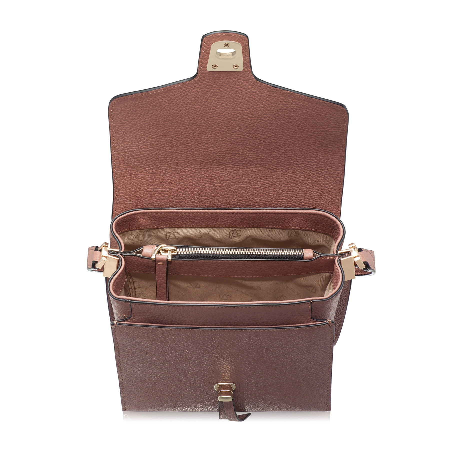 Women Leather Hand Bag FIENE BOTTALATO FARD