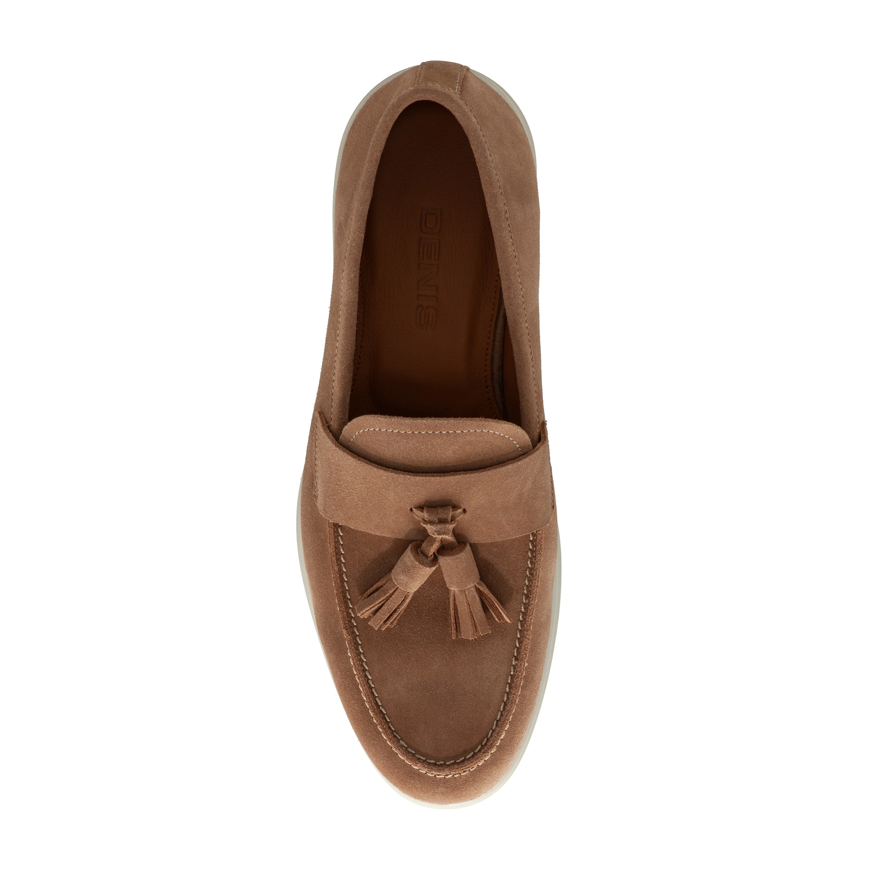 Men Suede Leather Loafers 7628 Crosta Camel