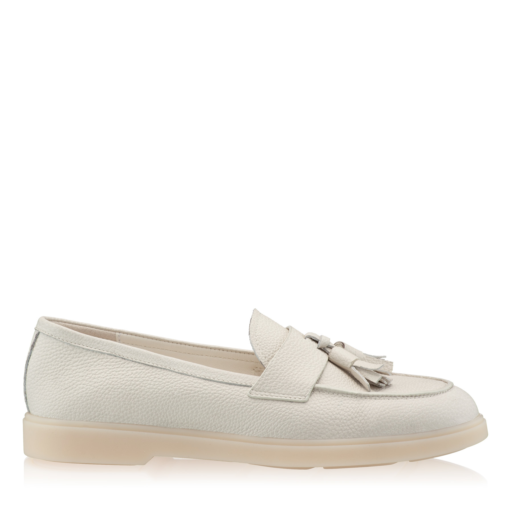 Women Casual Loafers 7517 Bottalato Panna