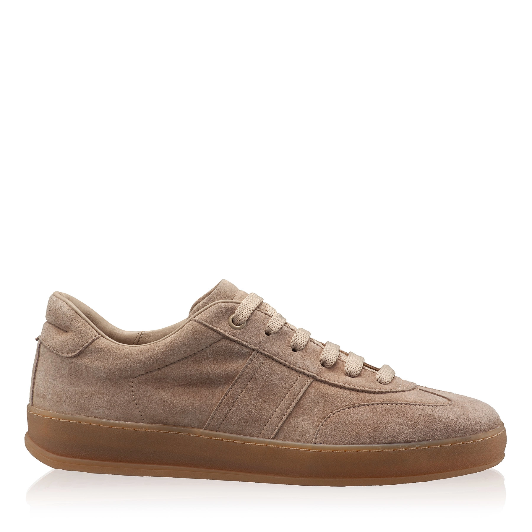 Women leather sport shoes 8066 Camoscio Biscotto