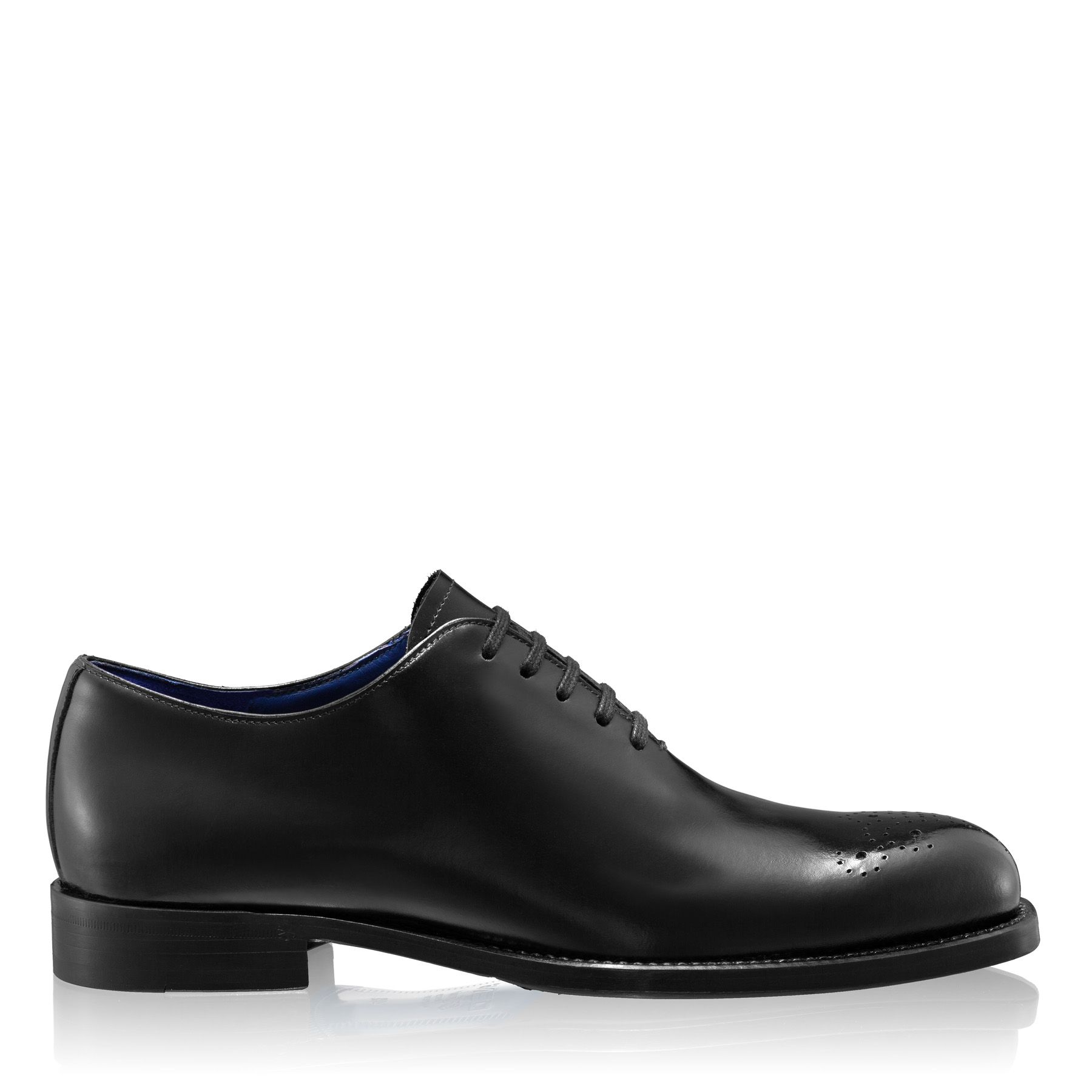 Men Handmade Elegant Shoes 7726 Vitello Black