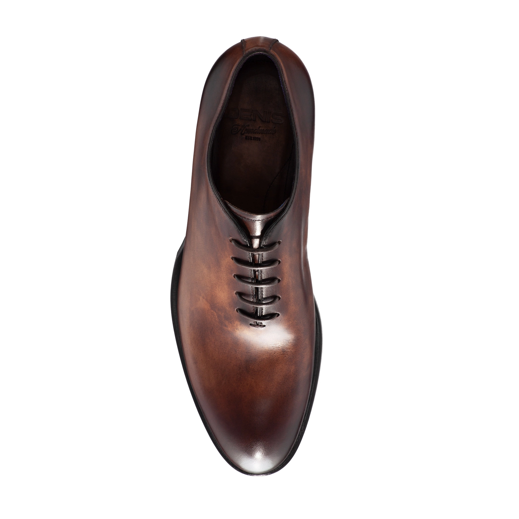 Men Handmade Elegant Shoes 7712 Vitello Brown