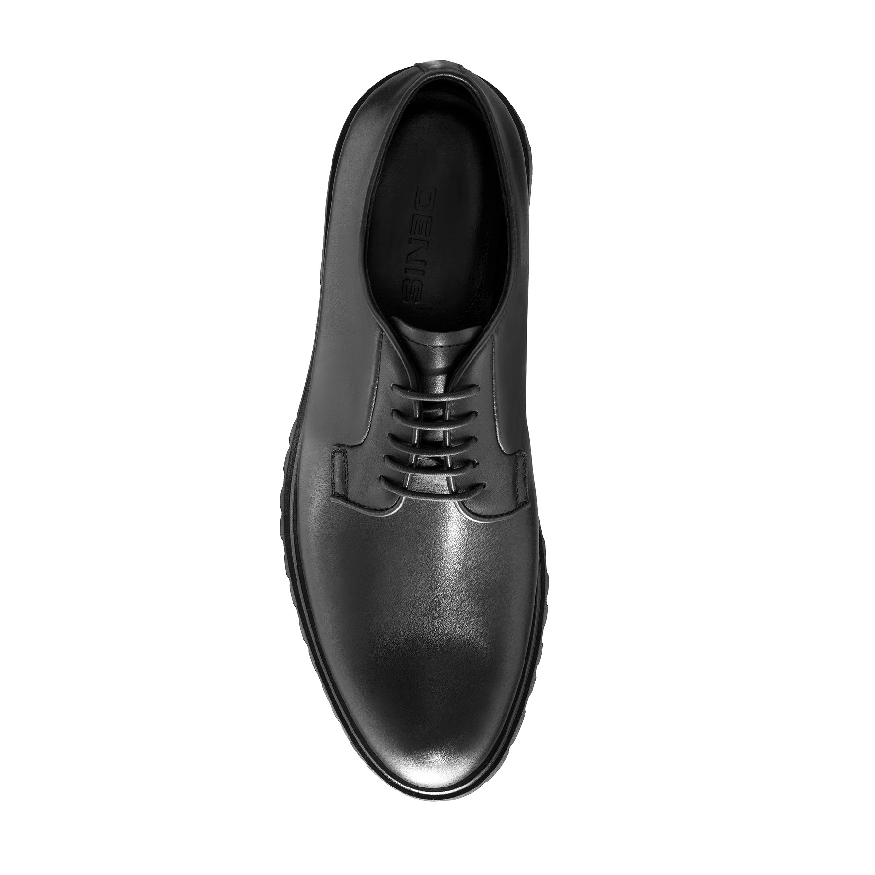 Casual leather men shoes 7770 Vitello Black