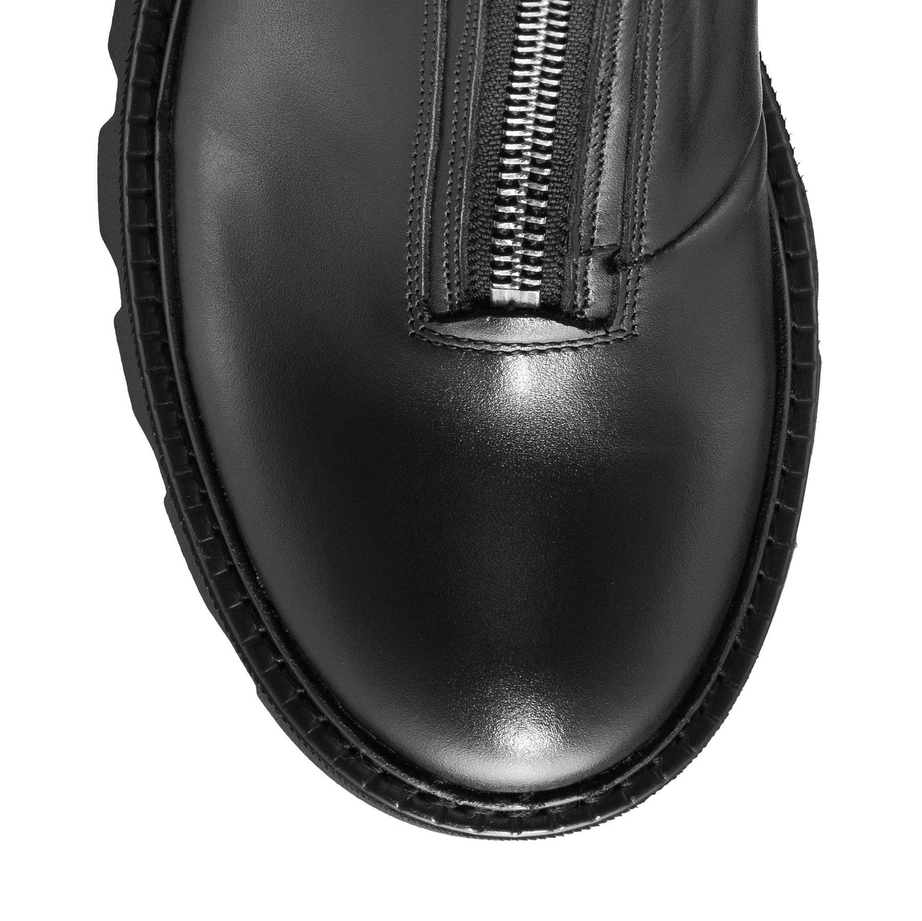 Women Leather Boots 8183 Vitello Black