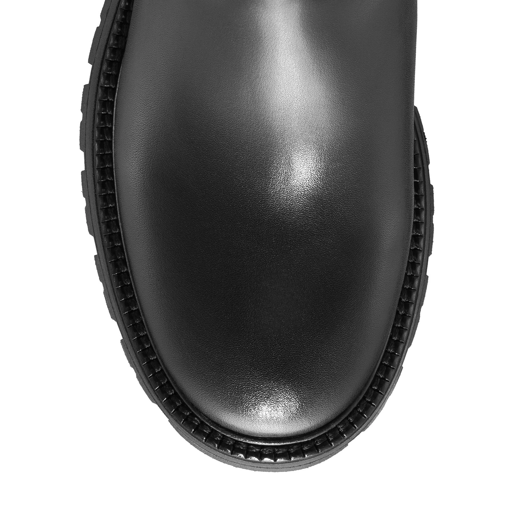 Women Leather Boots 8164 Vitello Black
