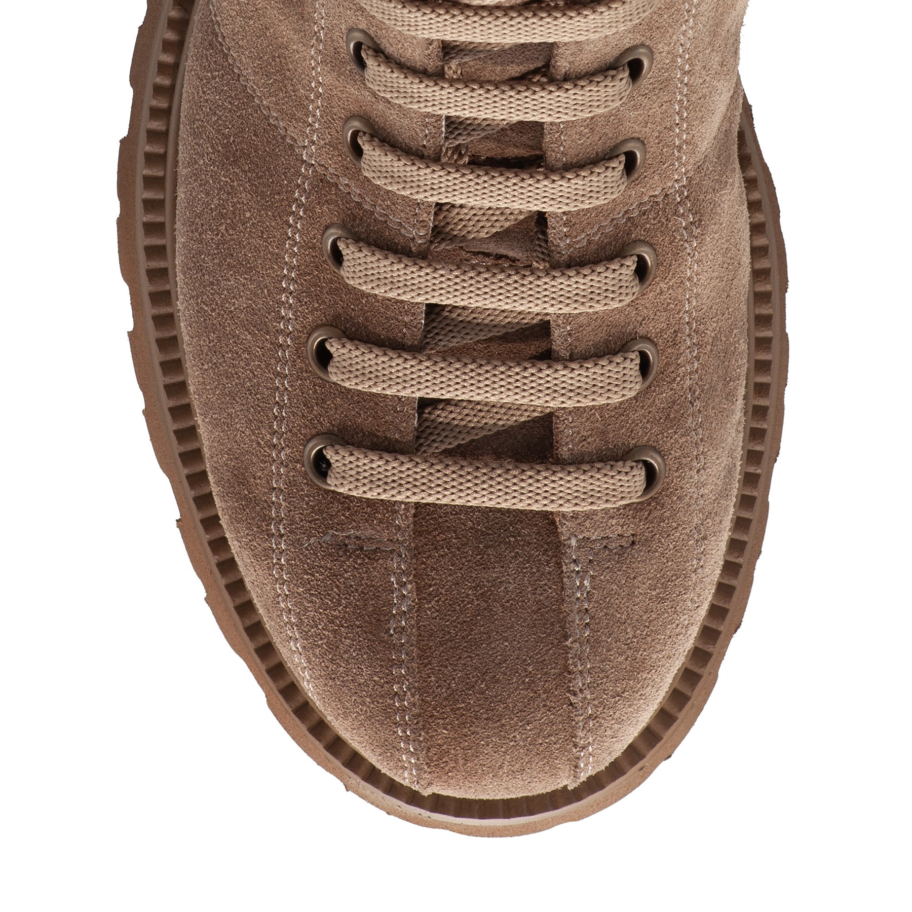Women Leather Casual Boots 6303 Crosta Taupe