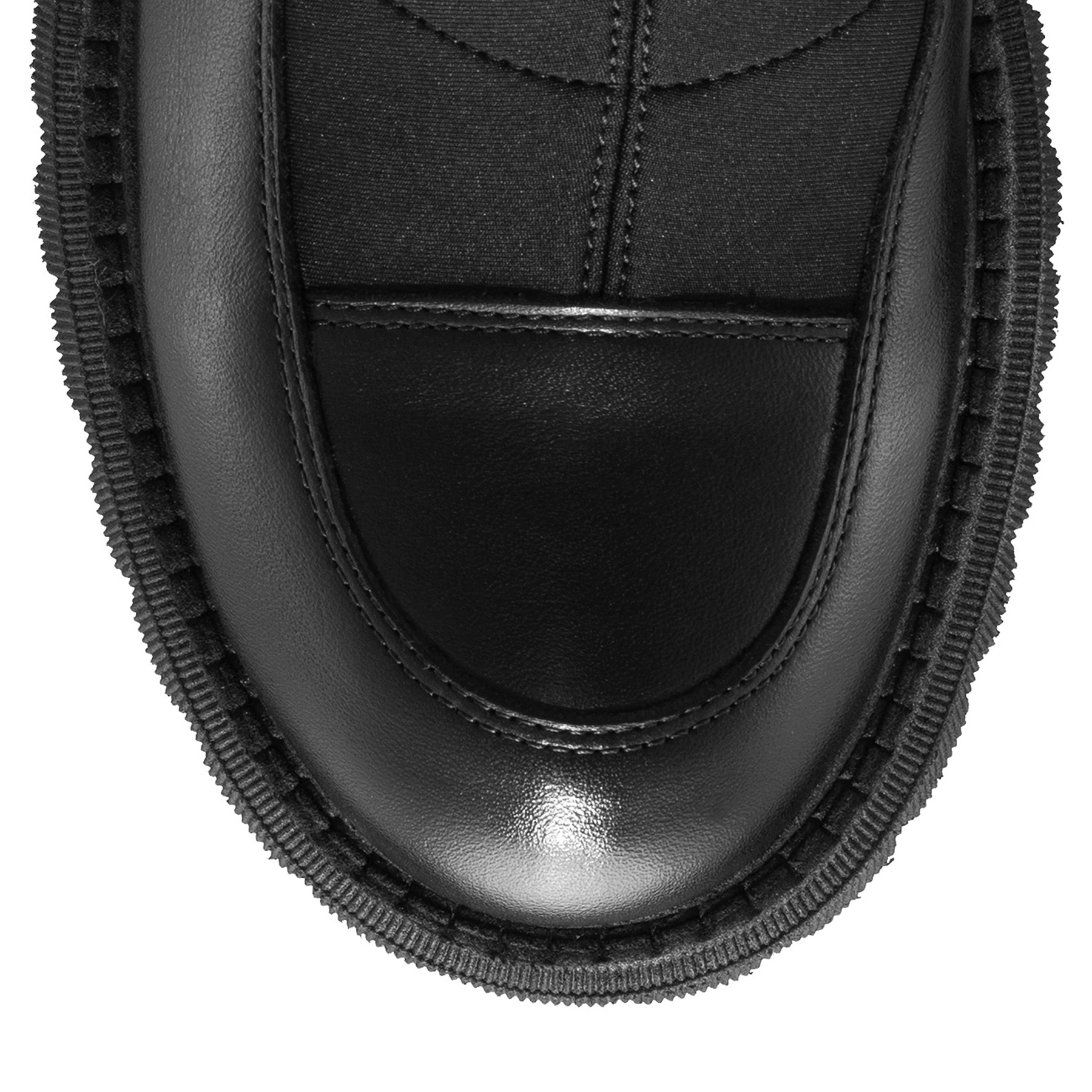 Women Leather Boots 6406 Vitello+Stretch Black