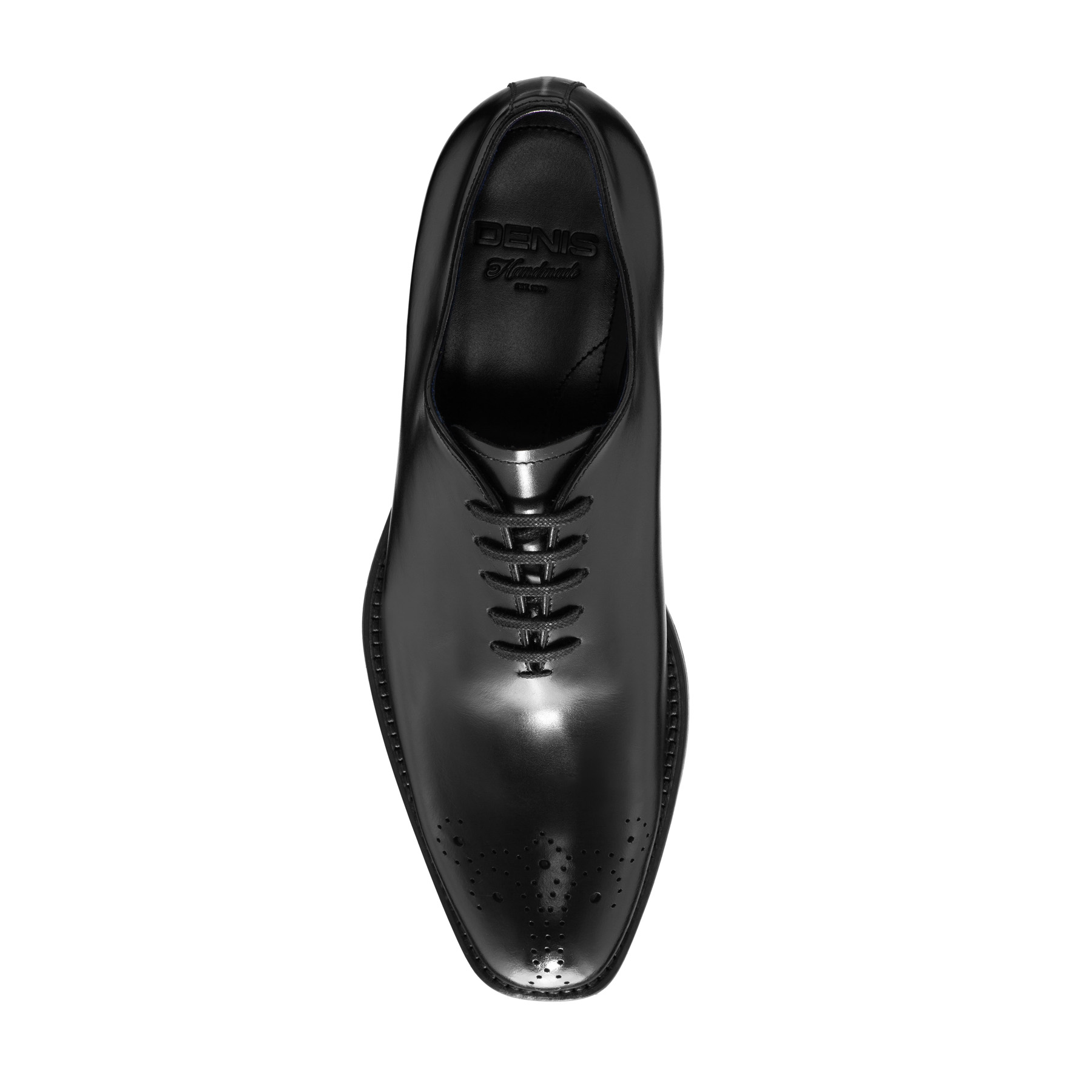 Men Handmade Elegant Shoes 7726 Vitello Black