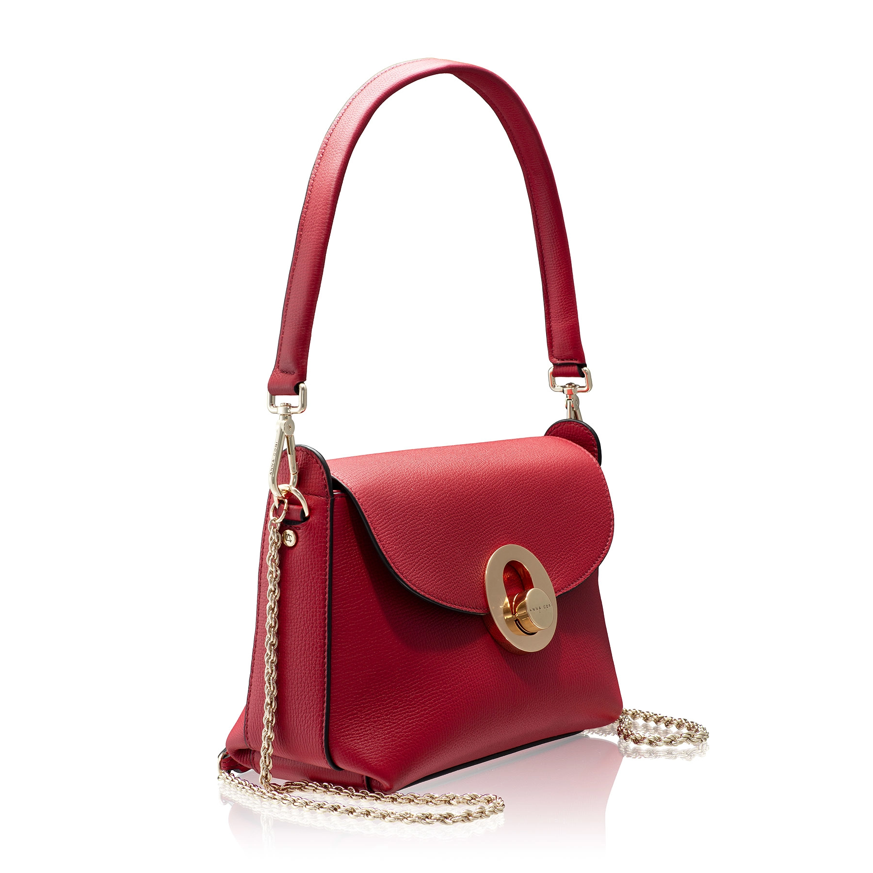 Women Shoulder Bag KARMA VIT STAMP RED