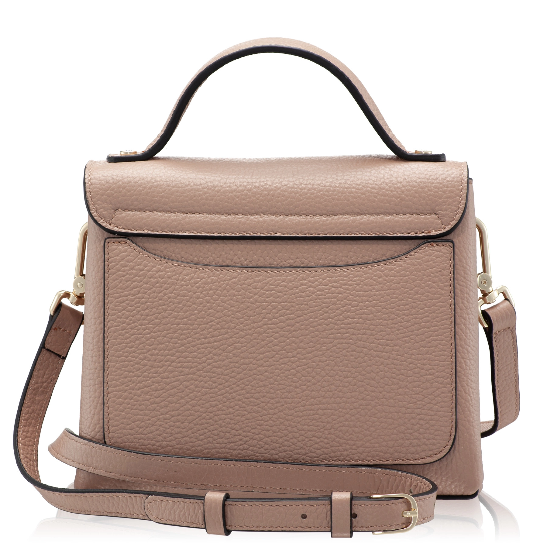 Women Leather Hand Bag GENNA 02 BOTTALATO NUDE