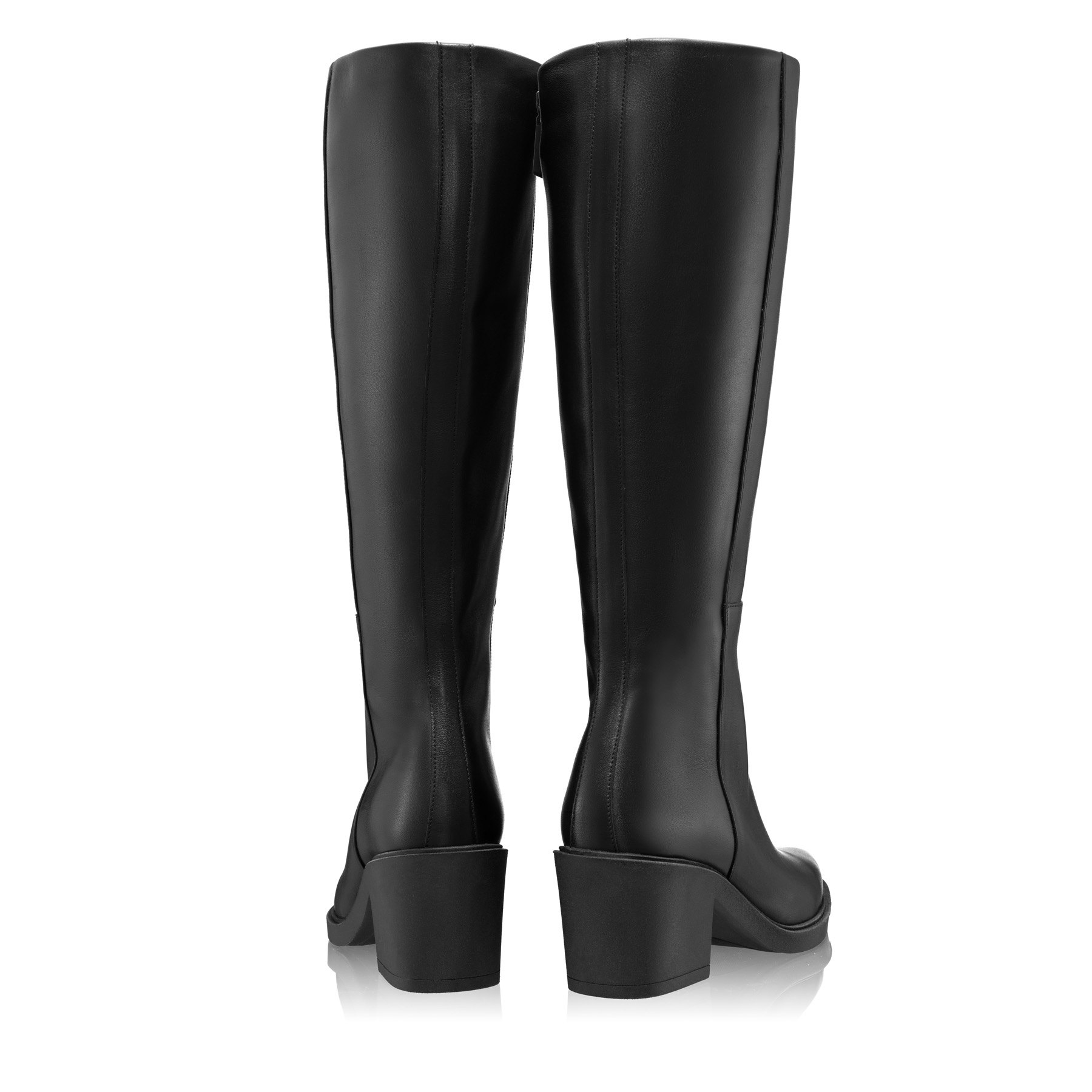 Women Leather Boots 7908 Vitello Black
